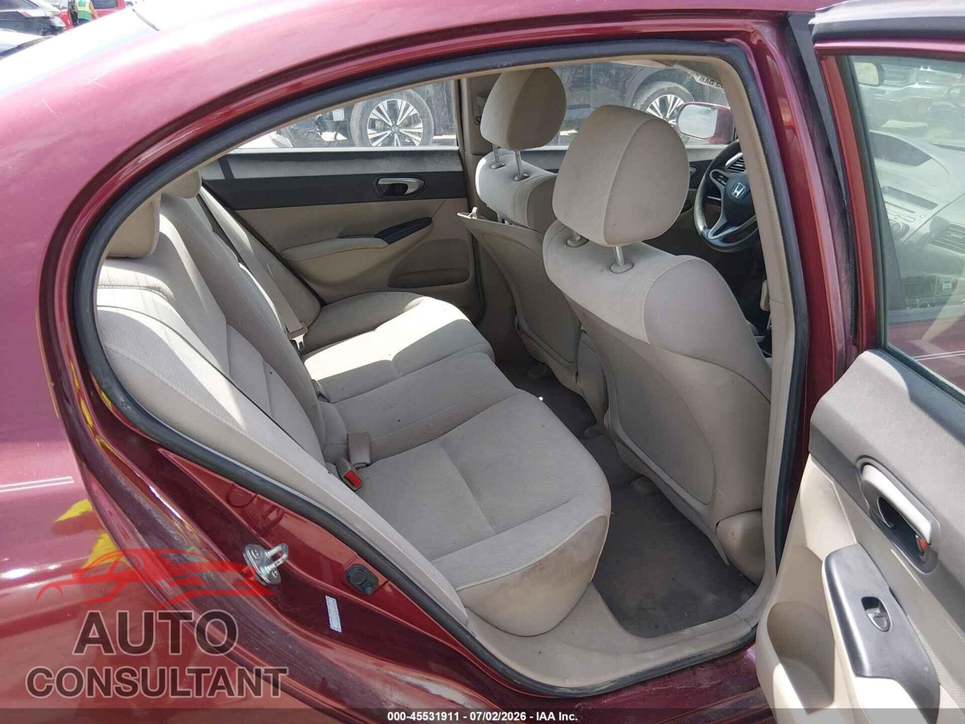 HONDA CIVIC 2009 - 19XFA16549E005965