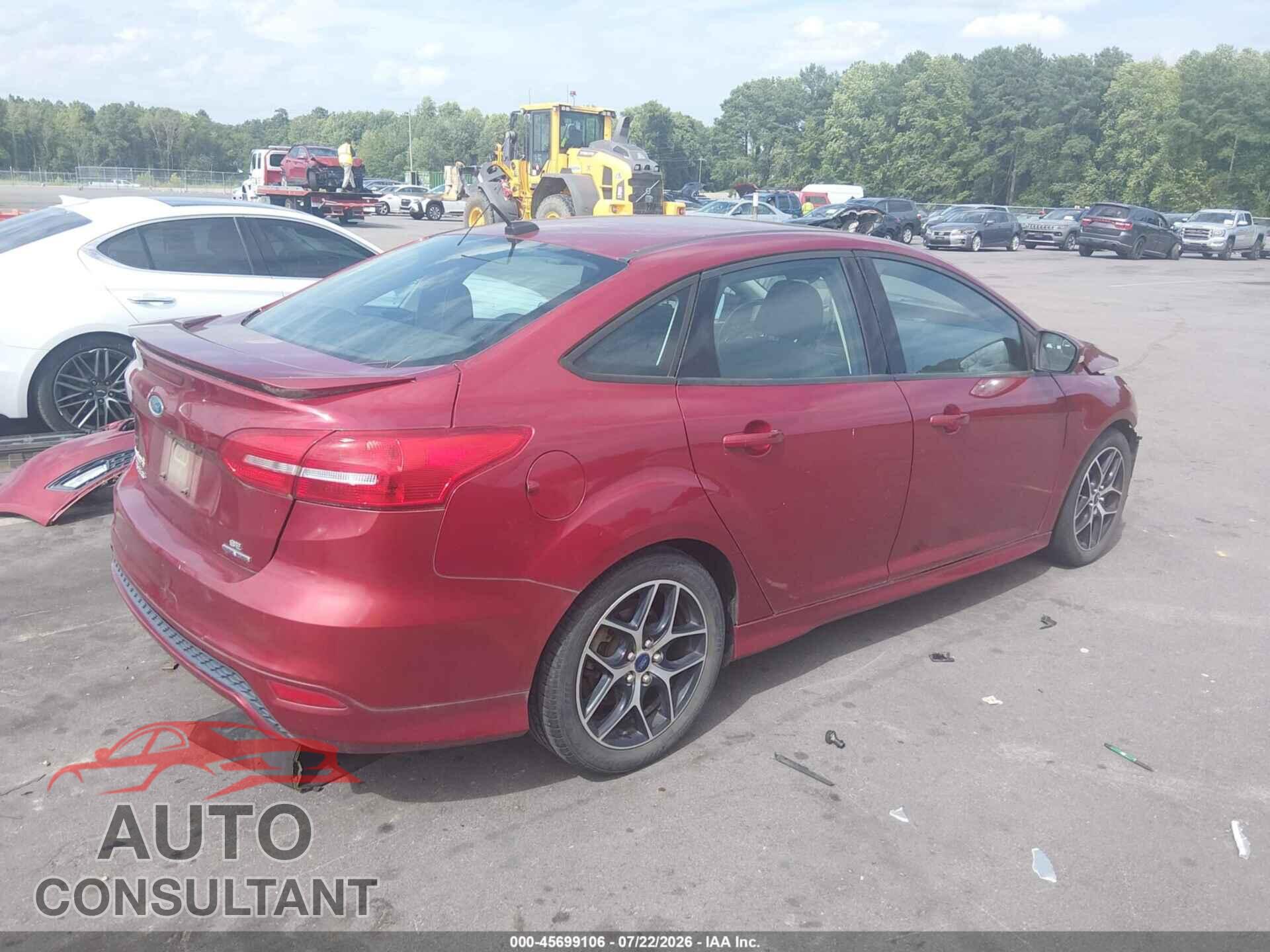 FORD FOCUS 2015 - 1FADP3F23FL298791