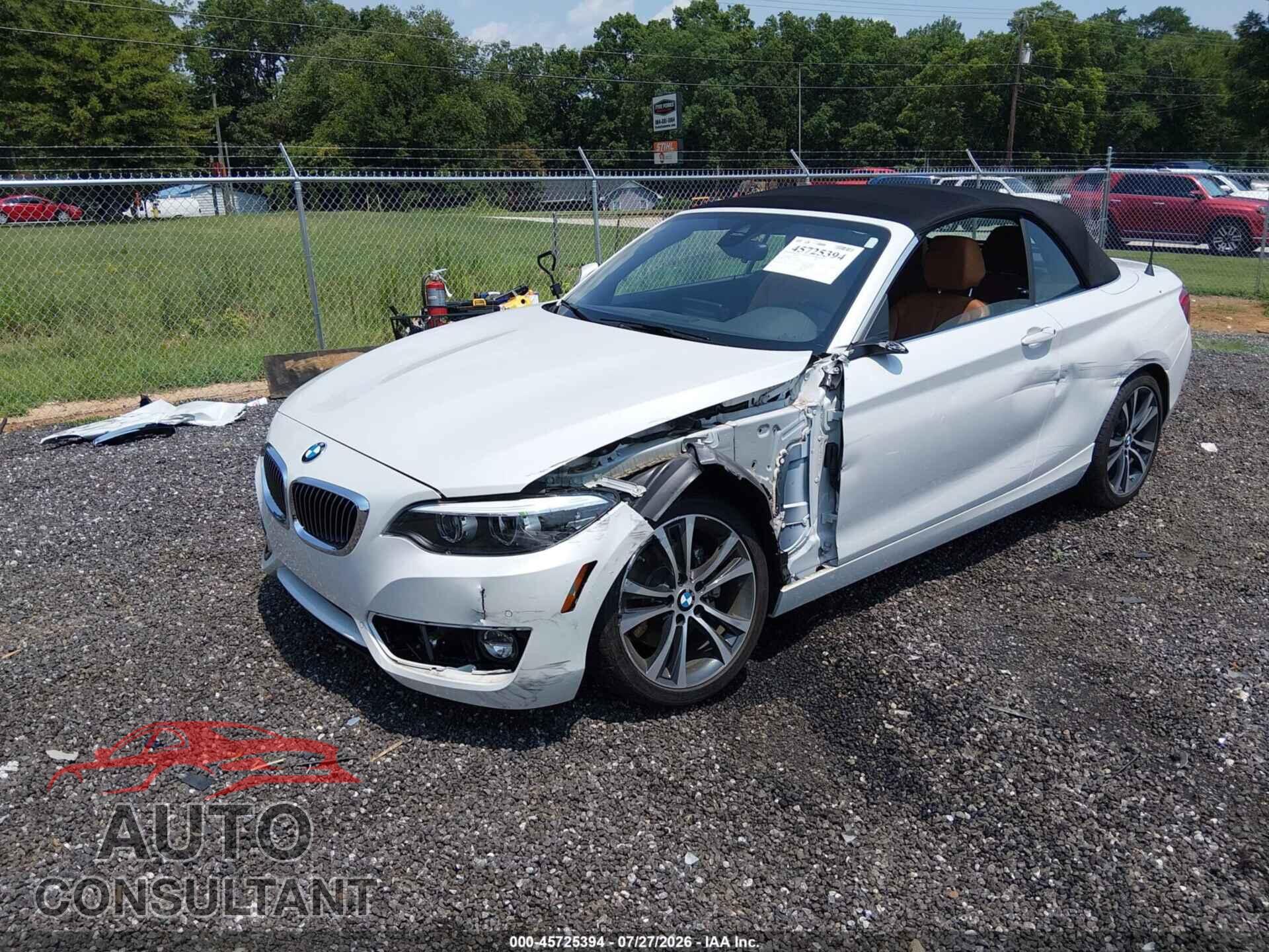 BMW 230I 2019 - WBA2K1C54K7D55960