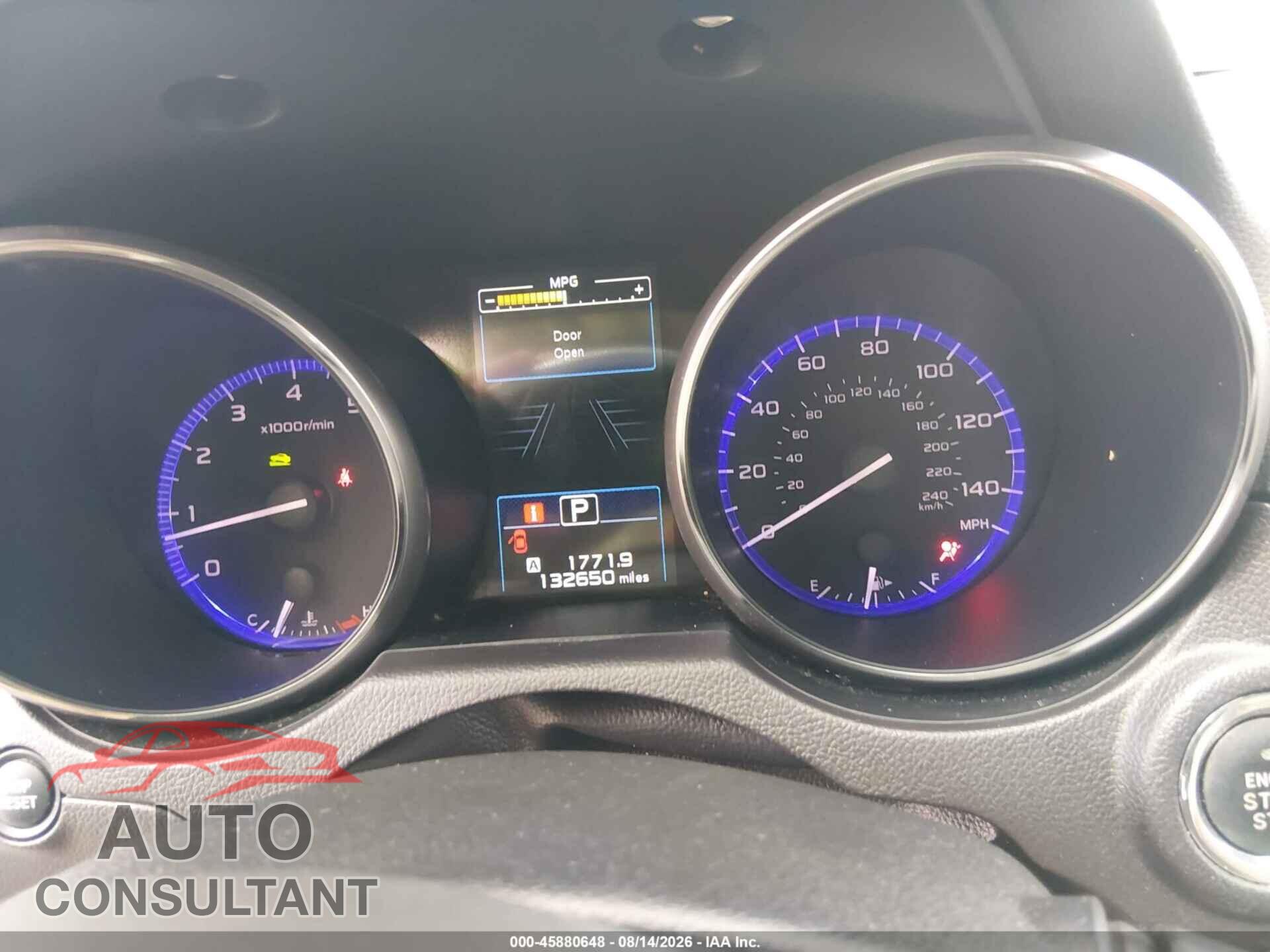 SUBARU OUTBACK 2017 - 4S4BSANC7H3369908