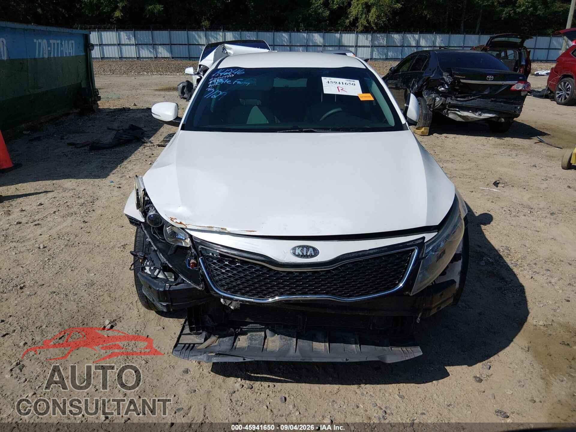 KIA OPTIMA 2014 - KNAGM4A74E5472988