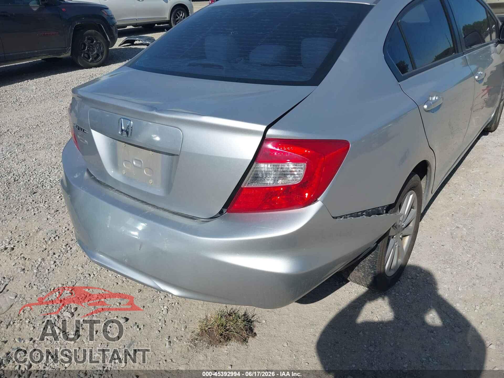 HONDA CIVIC 2012 - 19XFB2F85CE107151