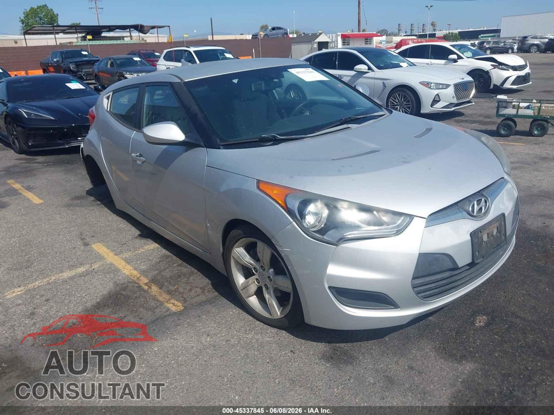 HYUNDAI VELOSTER 2012 - KMHTC6AD5CU028443