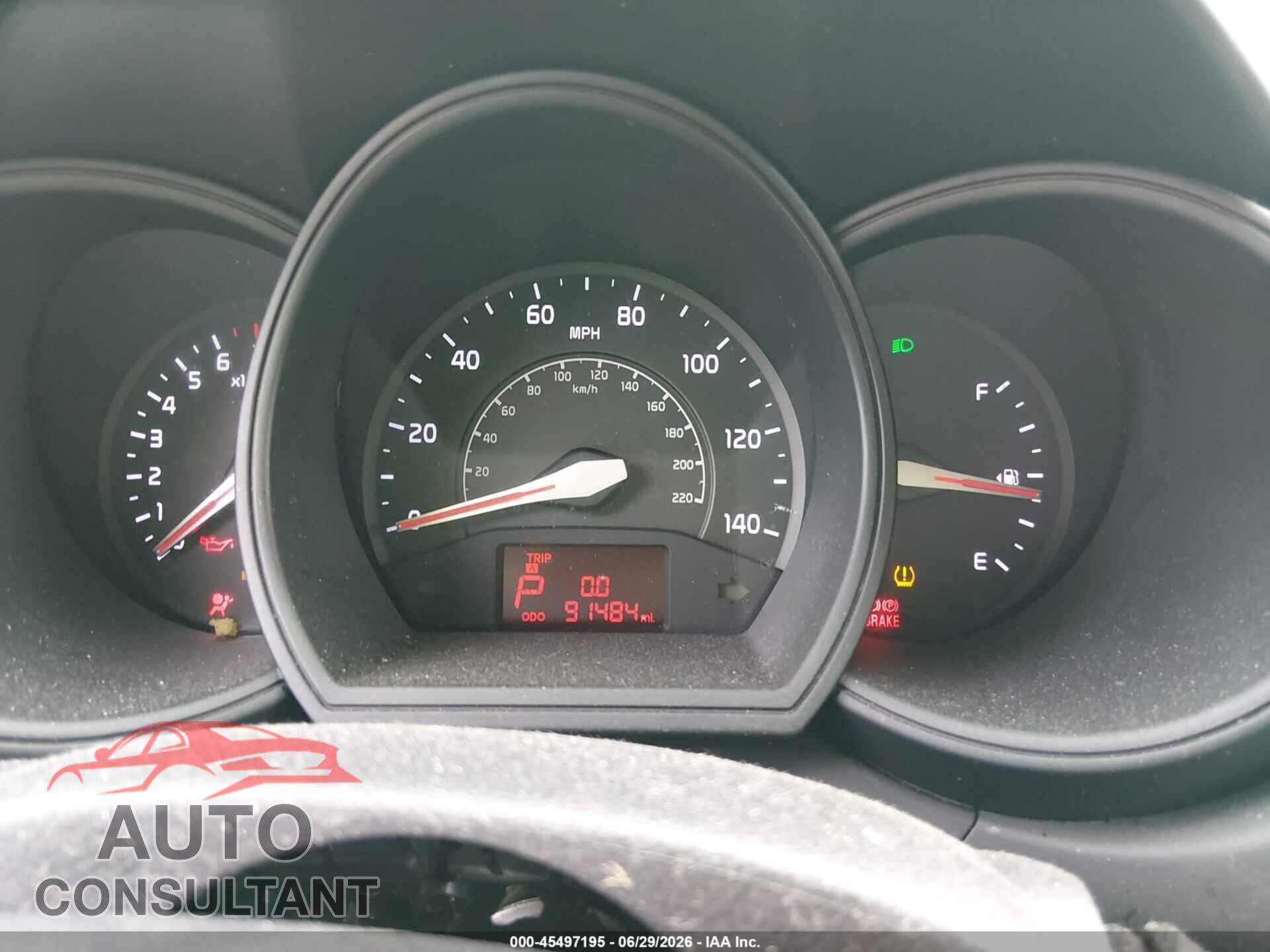 KIA RIO 2013 - KNADM4A34D6109440