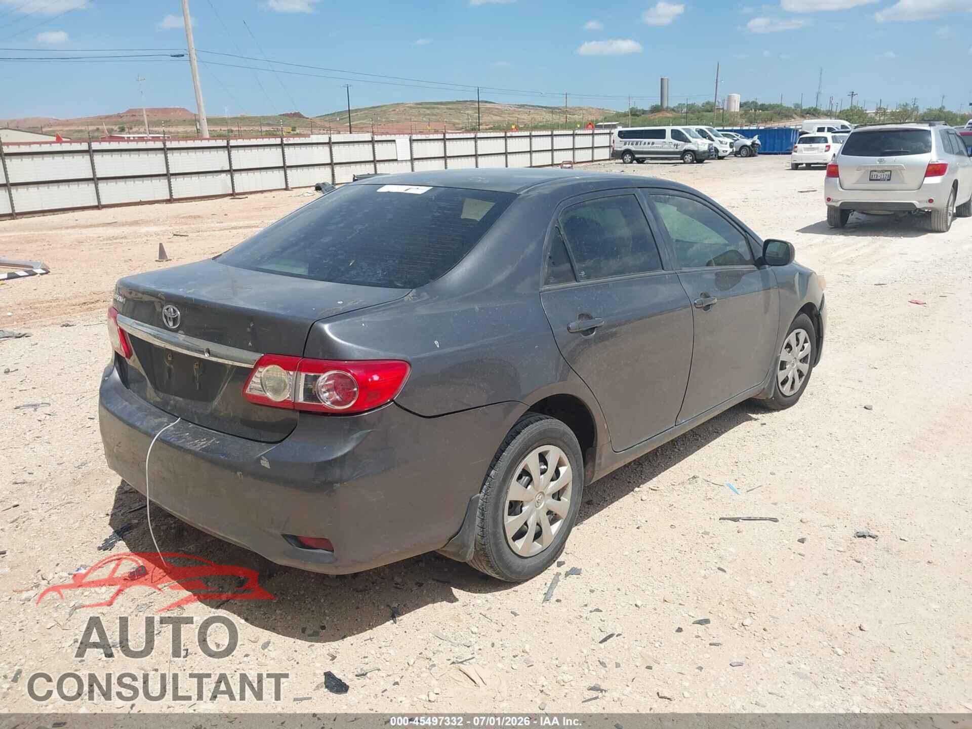 TOYOTA COROLLA 2013 - 5YFBU4EE1DP192551
