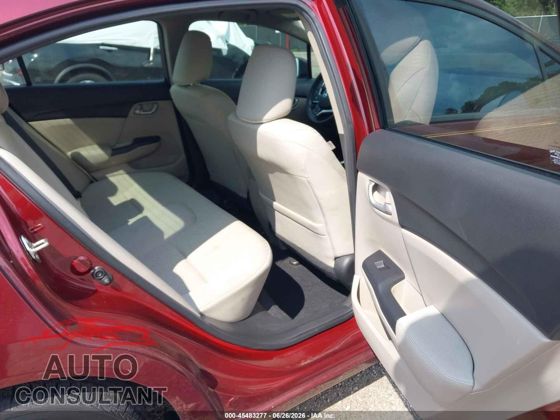 HONDA CIVIC 2014 - 2HGFB2F56EH510859