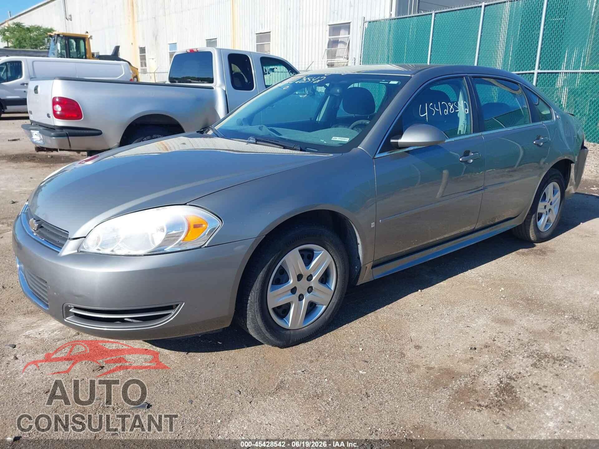 CHEVROLET IMPALA 2009 - 2G1WB57K891262996