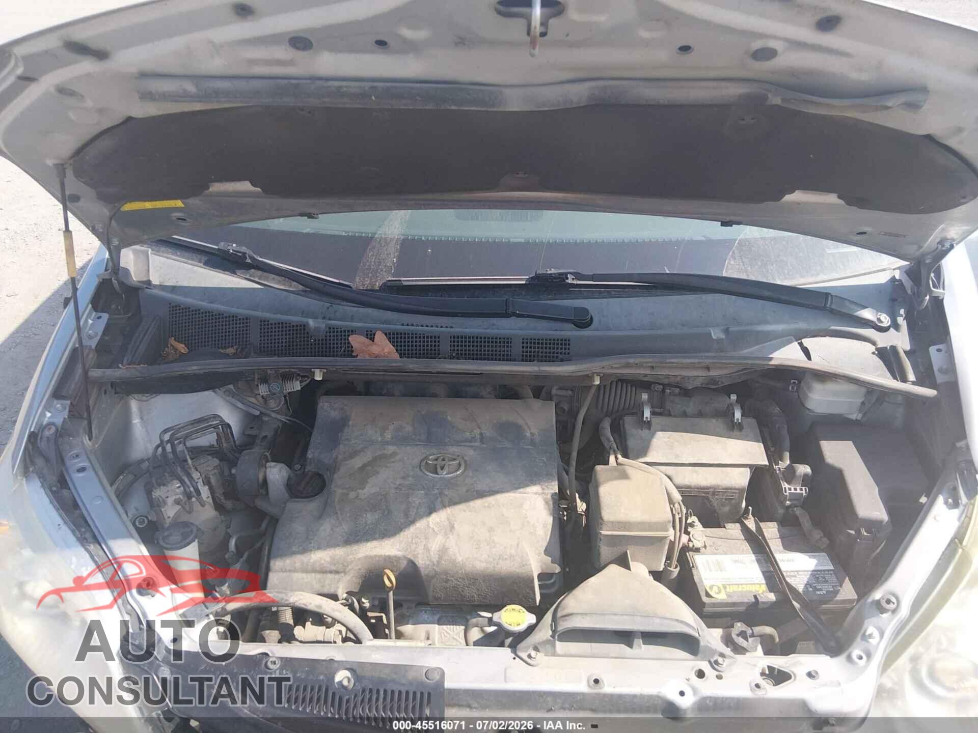 TOYOTA SIENNA 2012 - 5TDKK3DC8CS190673
