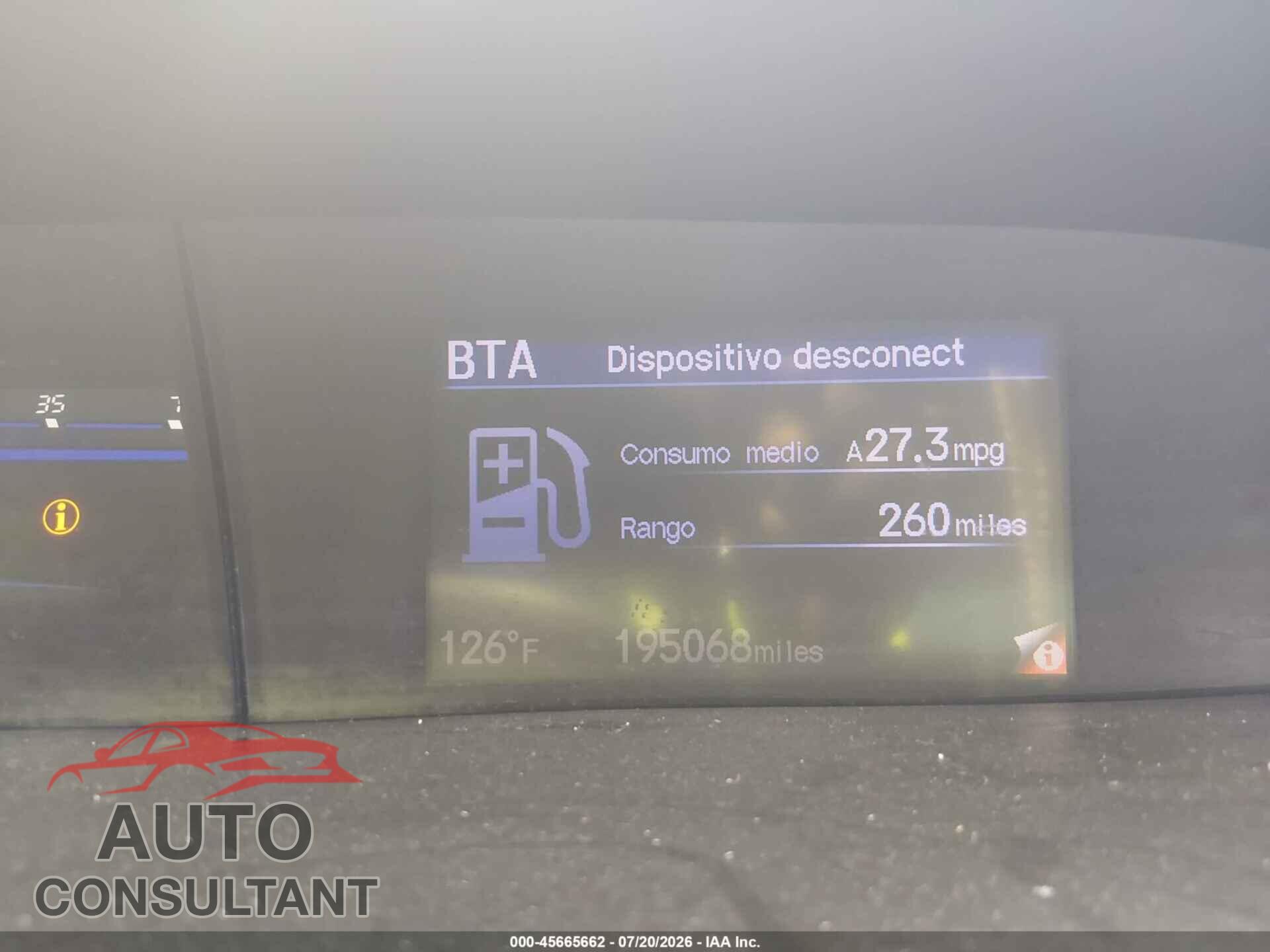 HONDA CIVIC 2013 - 2HGFB2F52DH593446