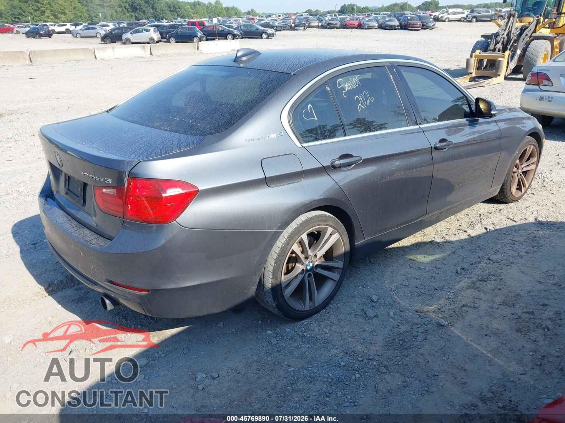 BMW ACTIVEHYBRID 3 2013 - WBA3F9C57DF483820