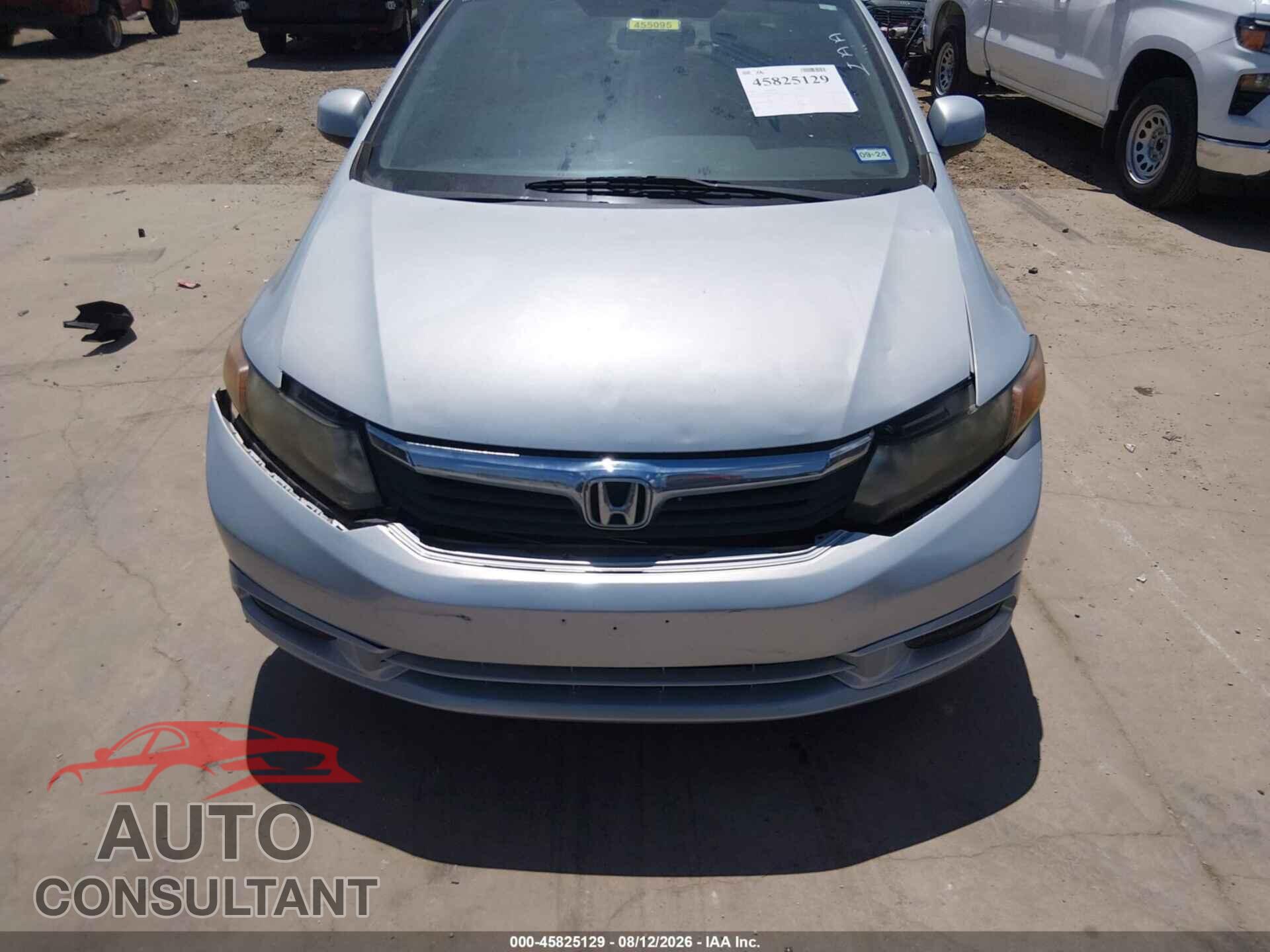 HONDA CIVIC 2012 - 2HGFB2F82CH529495