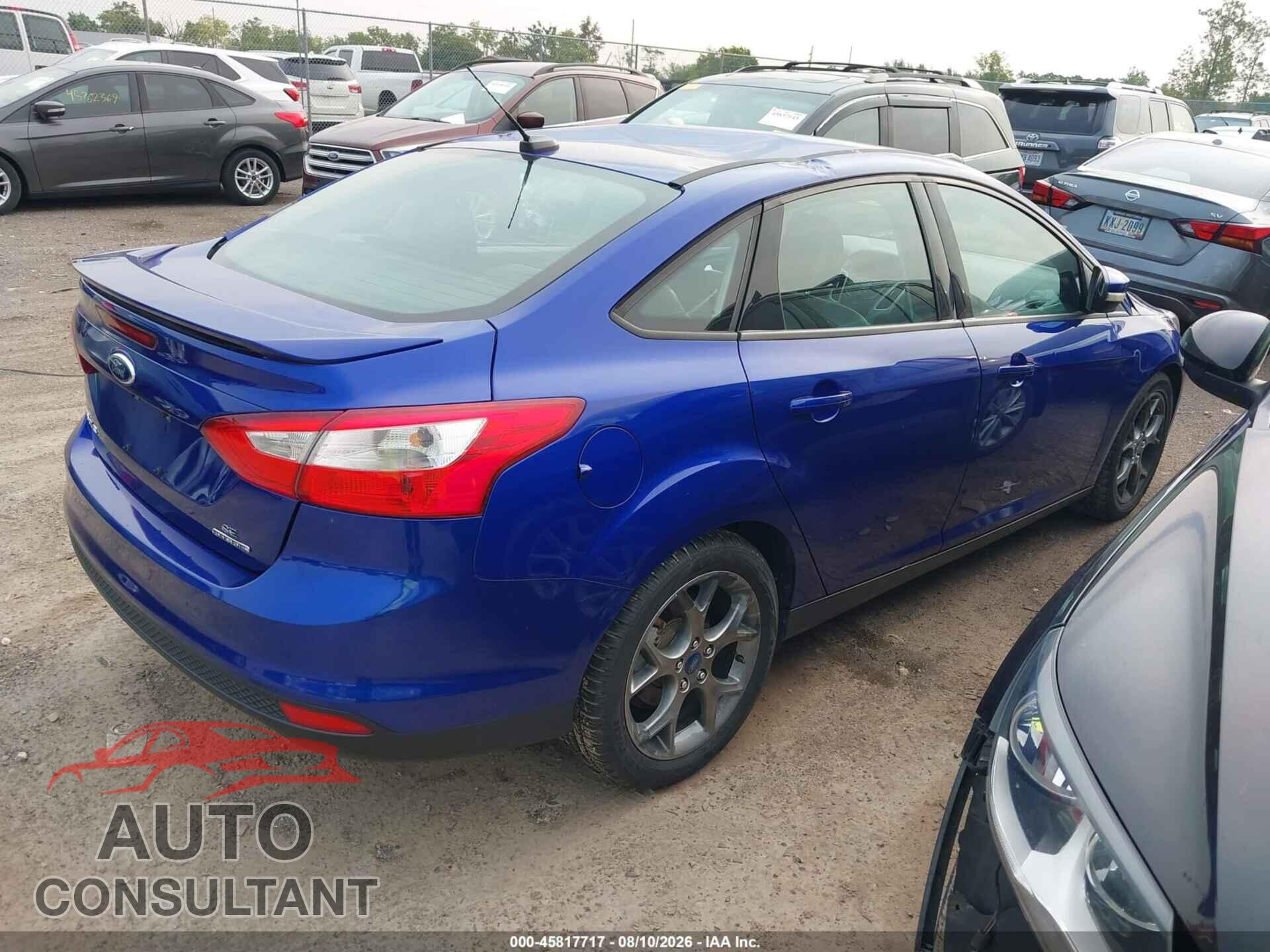 FORD FOCUS 2013 - 1FADP3F24DL380641