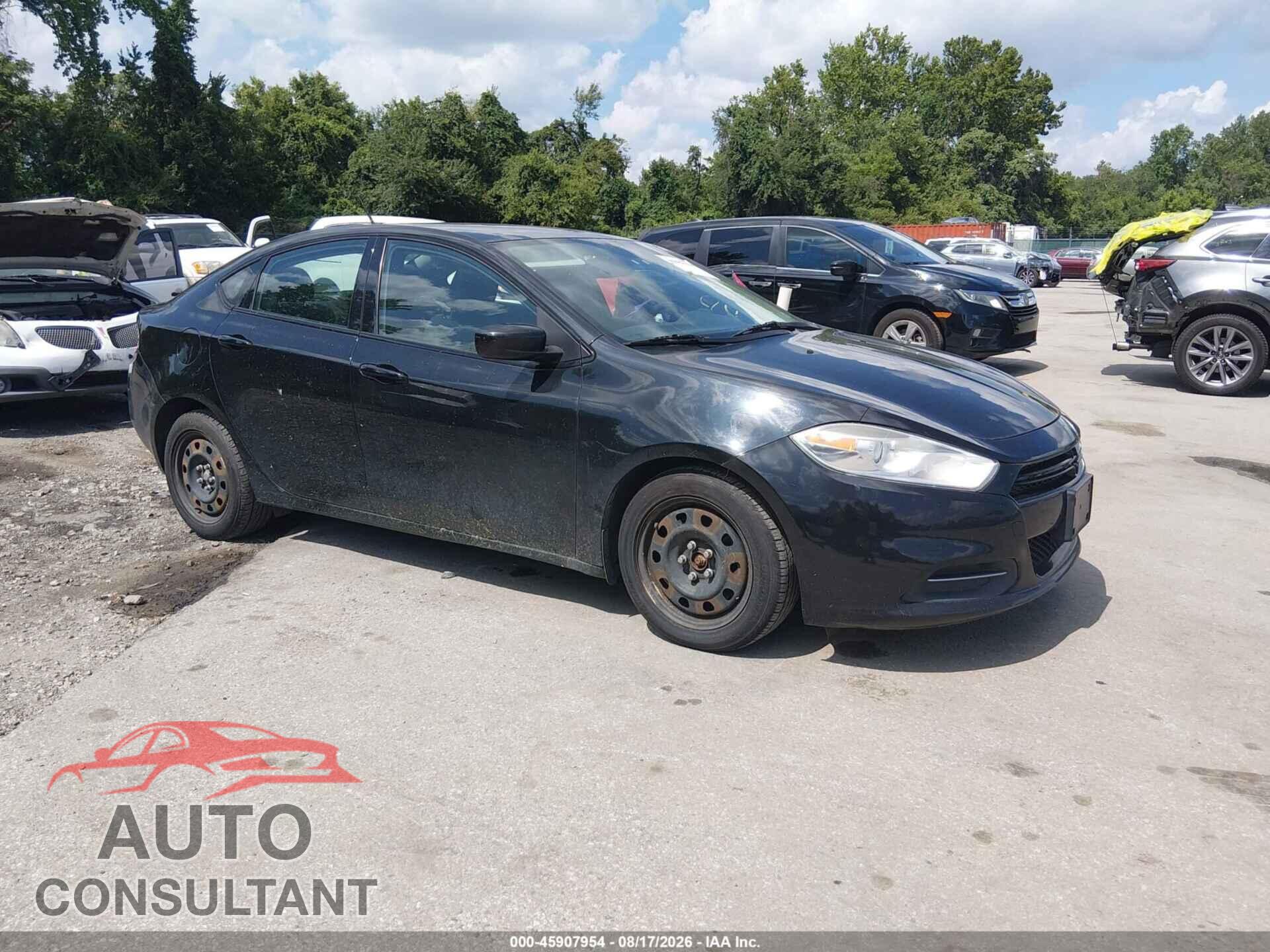 DODGE DART 2015 - 1C3CDFAA3FD415458