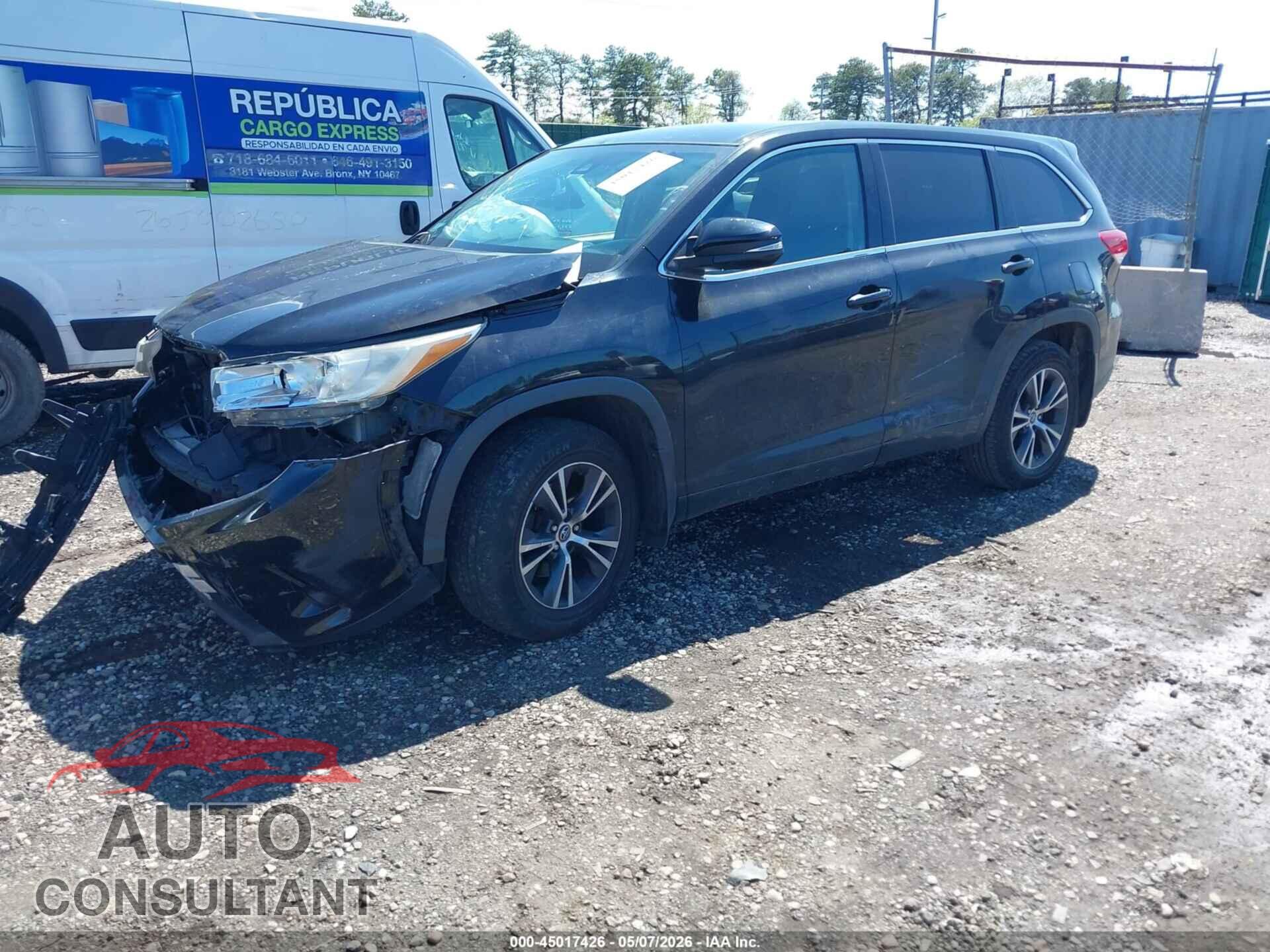 TOYOTA HIGHLANDER 2017 - 5TDBZRFH2HS458146