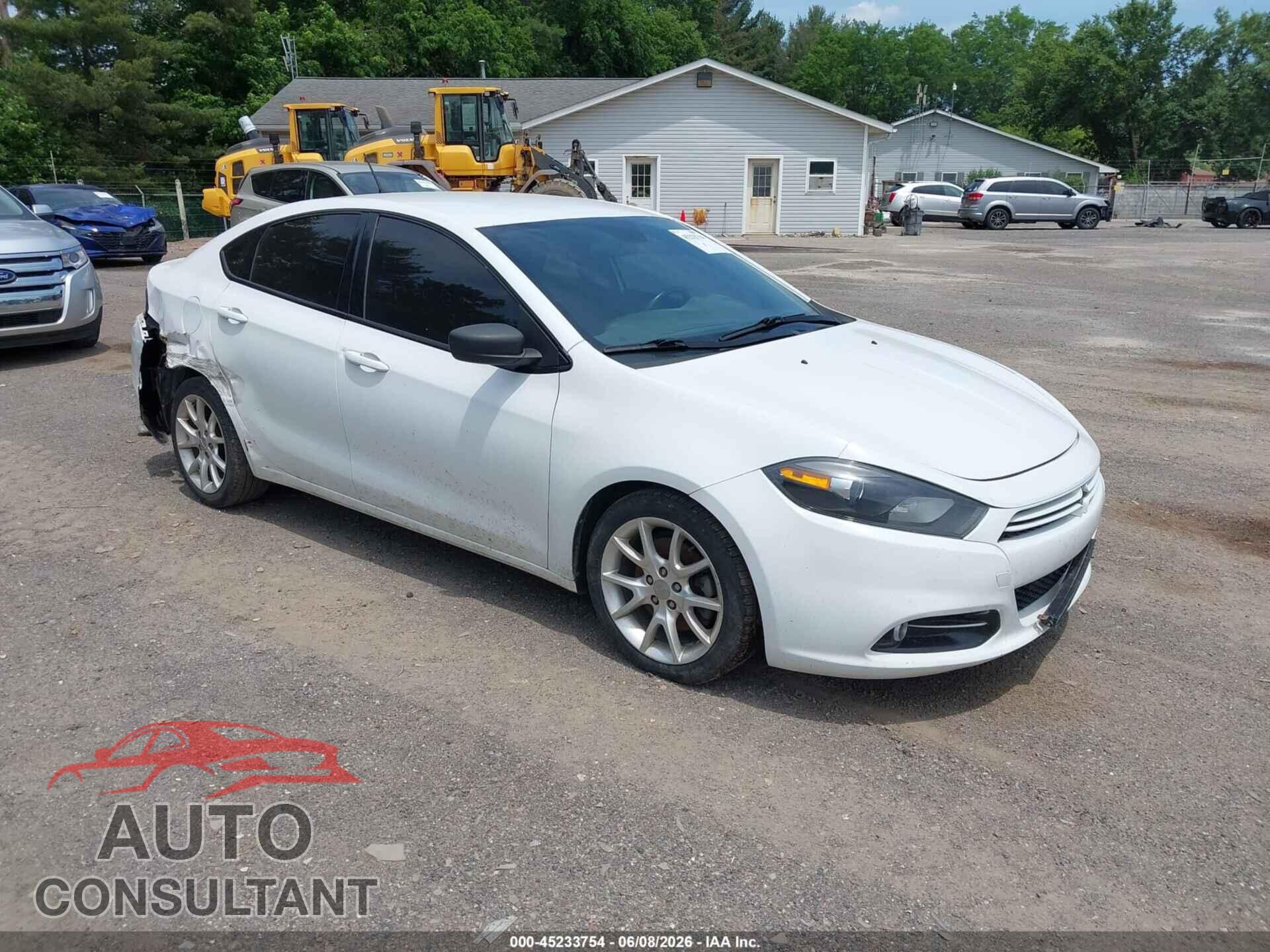 DODGE DART 2013 - 1C3CDFBA5DD105548