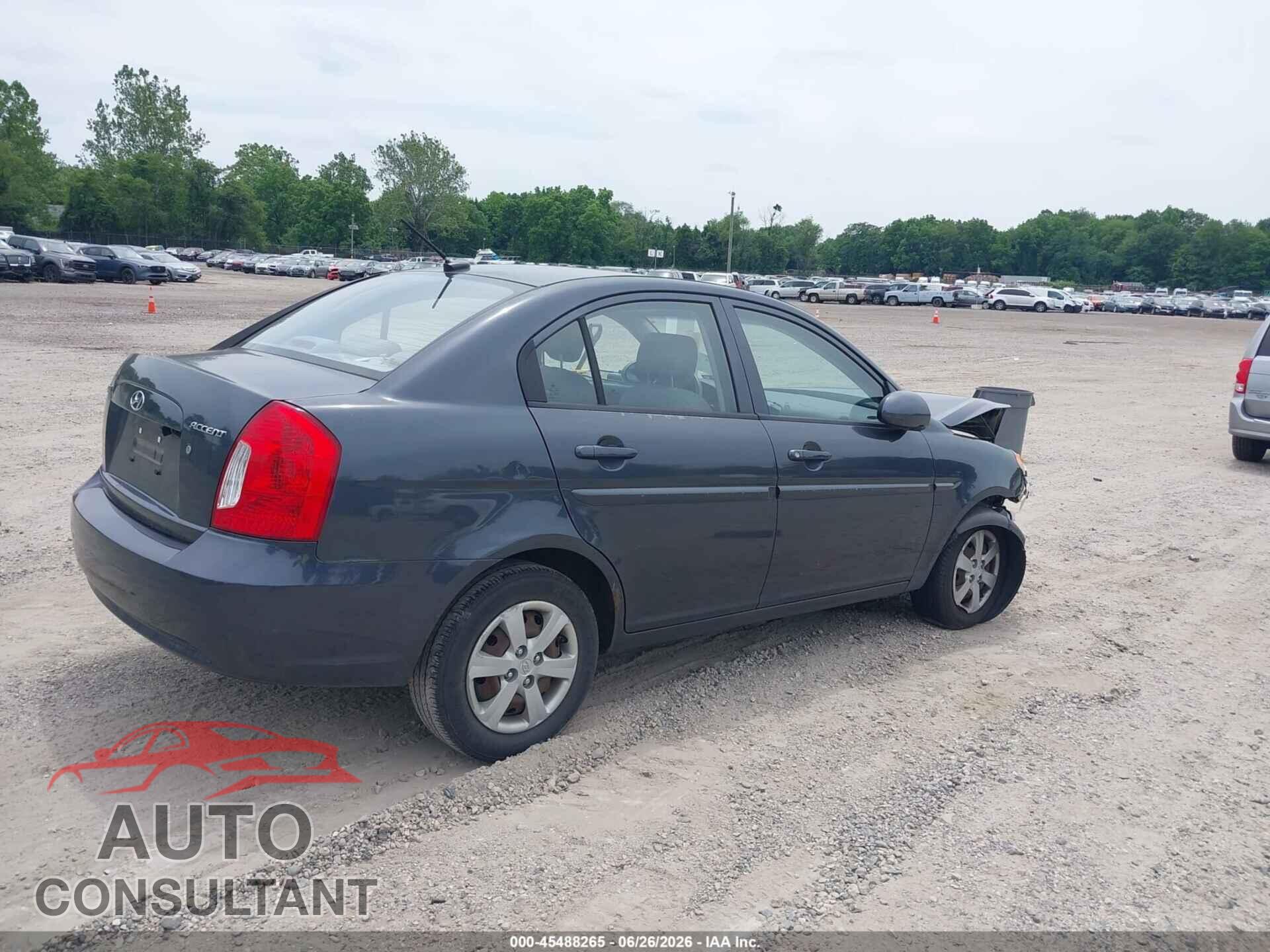 HYUNDAI ACCENT 2009 - KMHCN46C79U340206