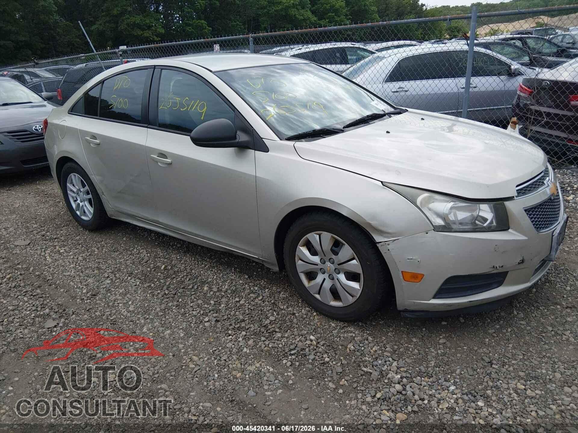 CHEVROLET CRUZE 2013 - 1G1PA5SG2D7225321