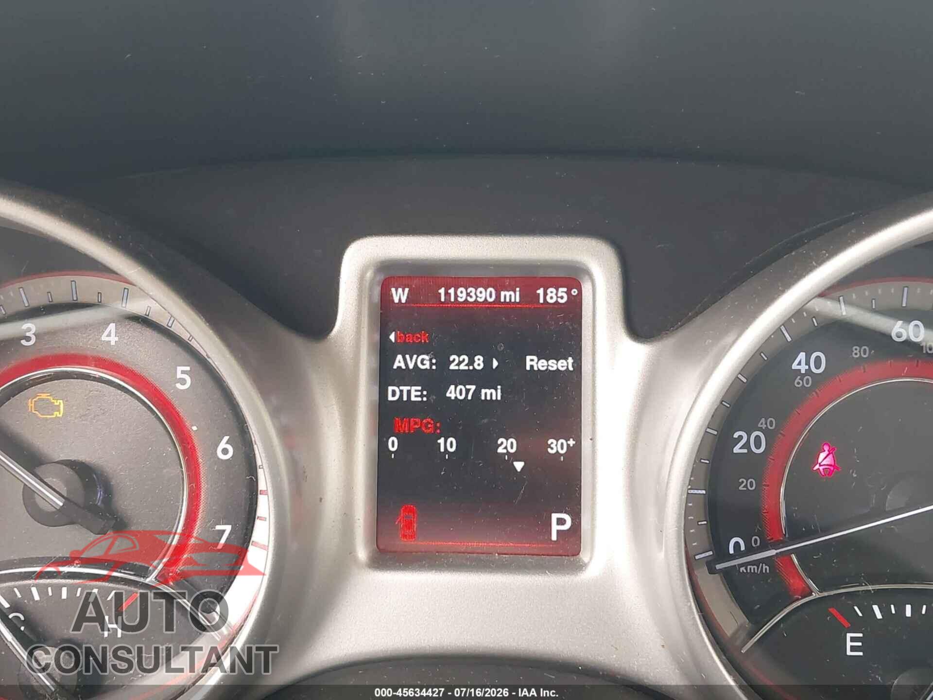 DODGE JOURNEY 2015 - 3C4PDCBB7FT677027