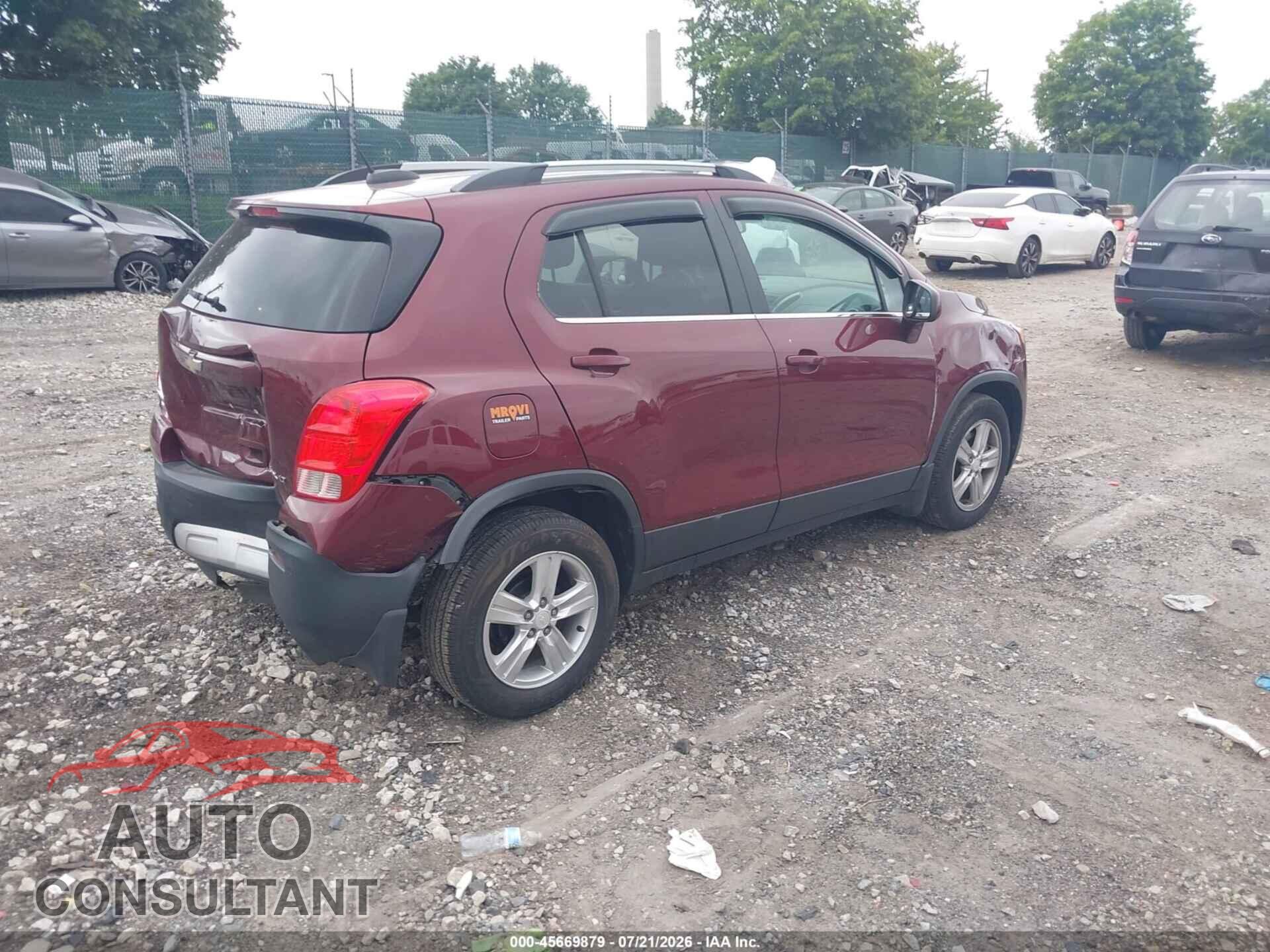 CHEVROLET TRAX 2016 - 3GNCJLSB7GL218919