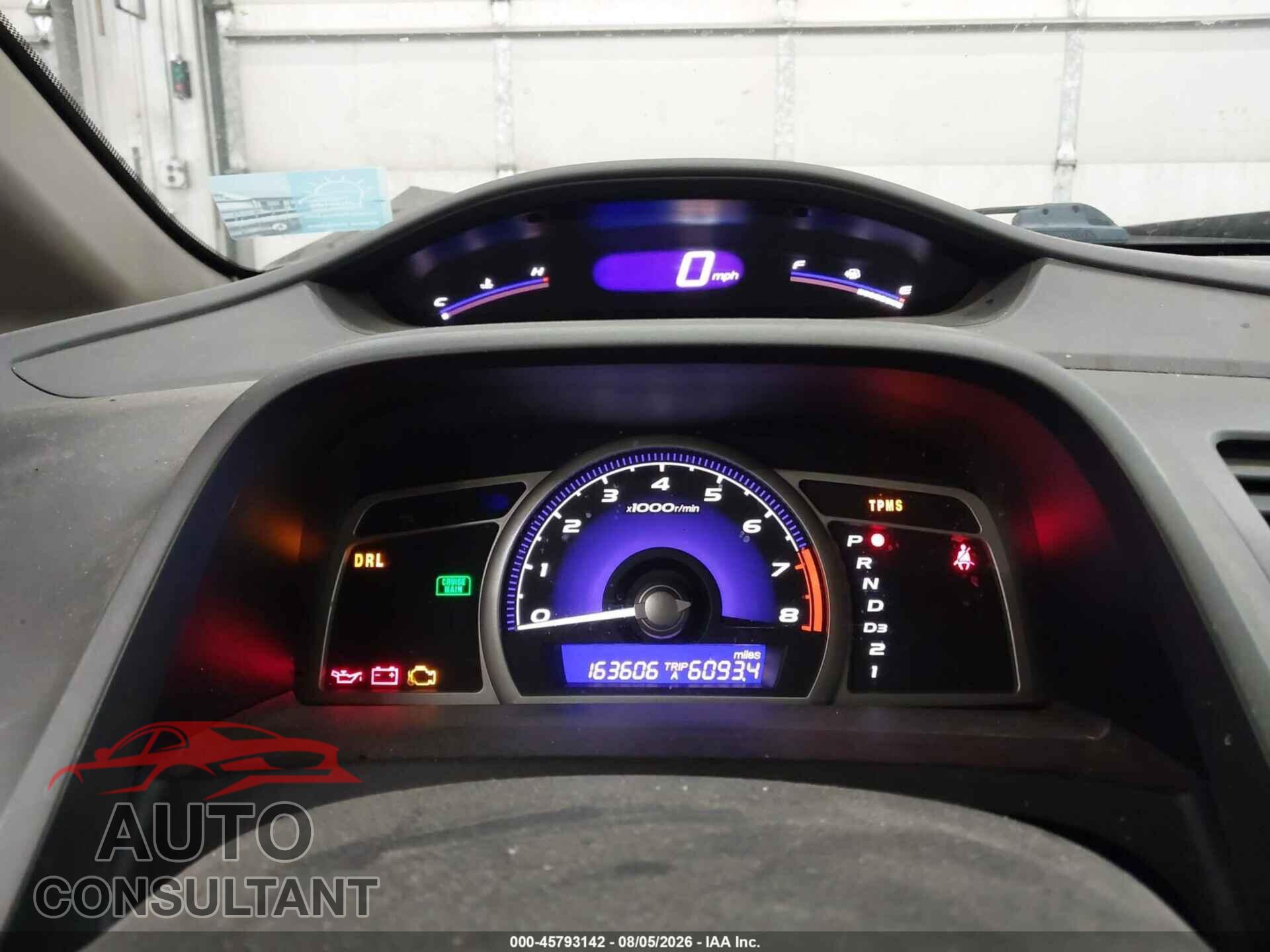 HONDA CIVIC 2010 - 19XFA1F9XAE033552