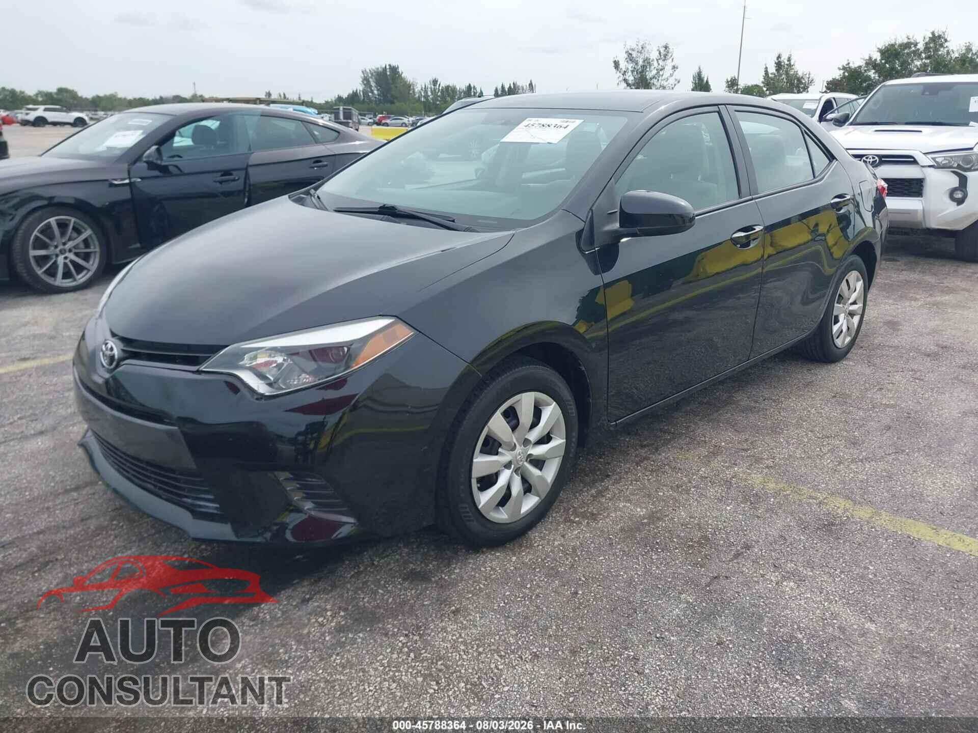 TOYOTA COROLLA 2016 - 2T1BURHE3GC687461