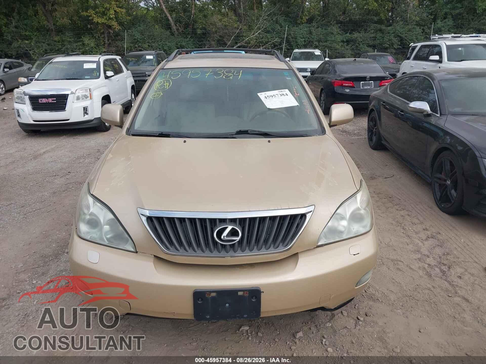 LEXUS RX 350 2009 - 2T2HK31U89C119364