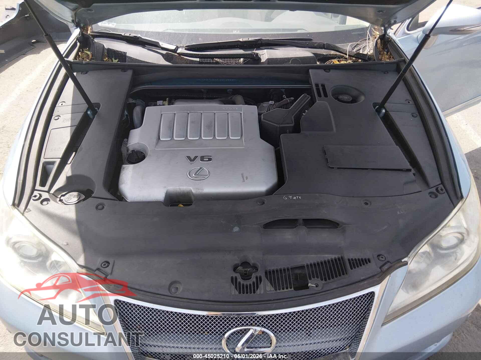 LEXUS ES 350 2012 - JTHBK1EG6C2506826