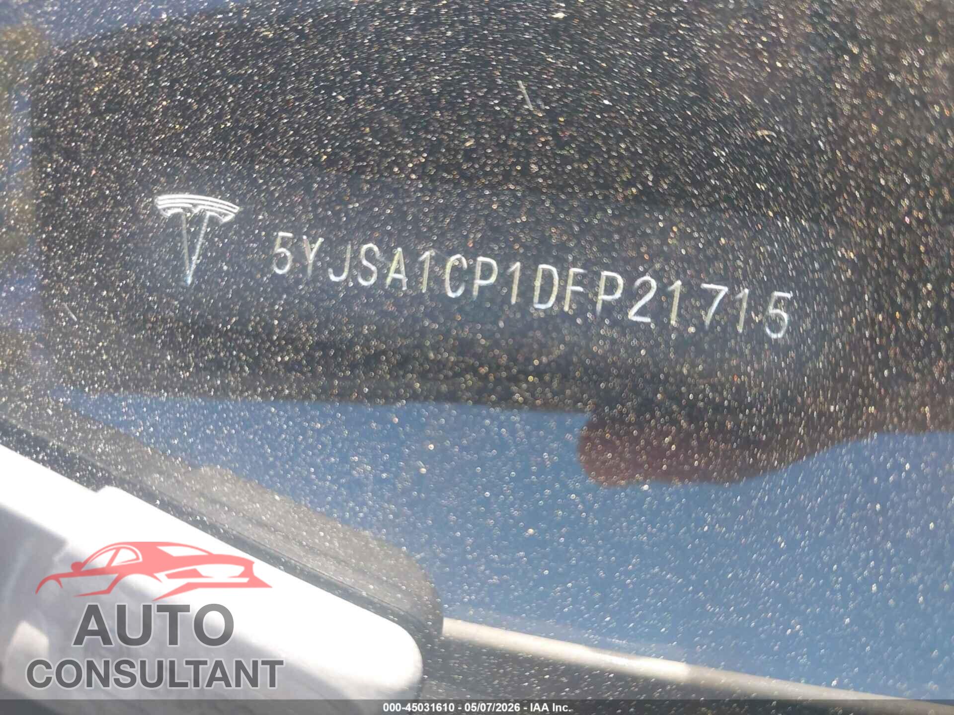 TESLA MODEL S 2013 - 5YJSA1CP1DFP21715