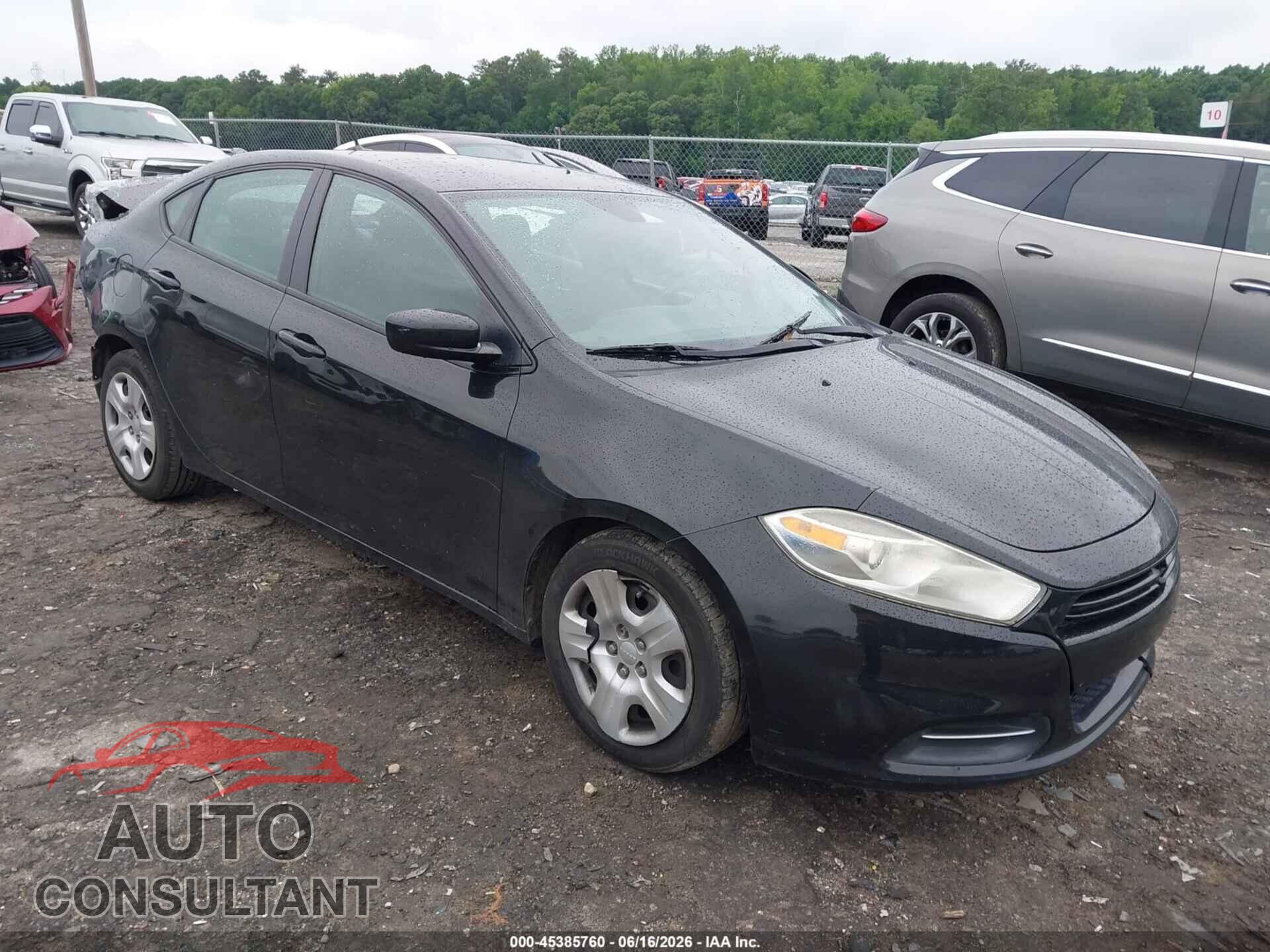 DODGE DART 2016 - 1C3CDFAA9GD541034
