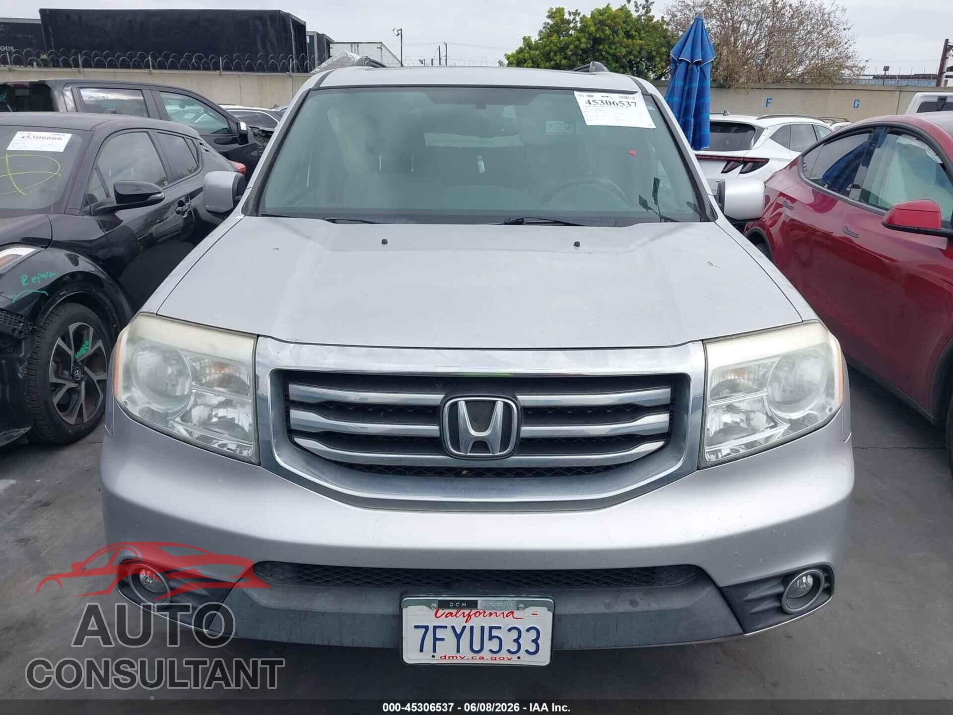 HONDA PILOT 2014 - 5FNYF3H55EB015203