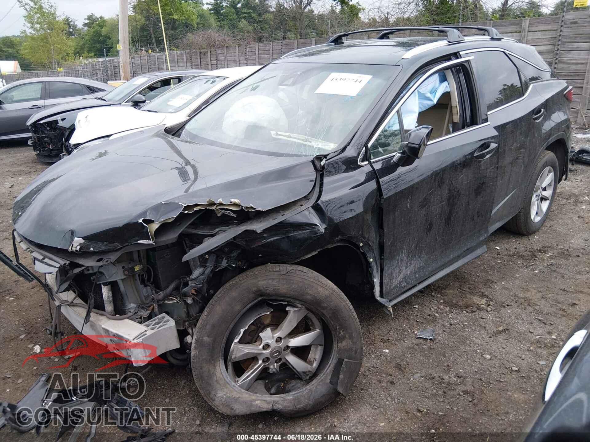 LEXUS RX 350 2017 - 2T2BZMCA4HC092088