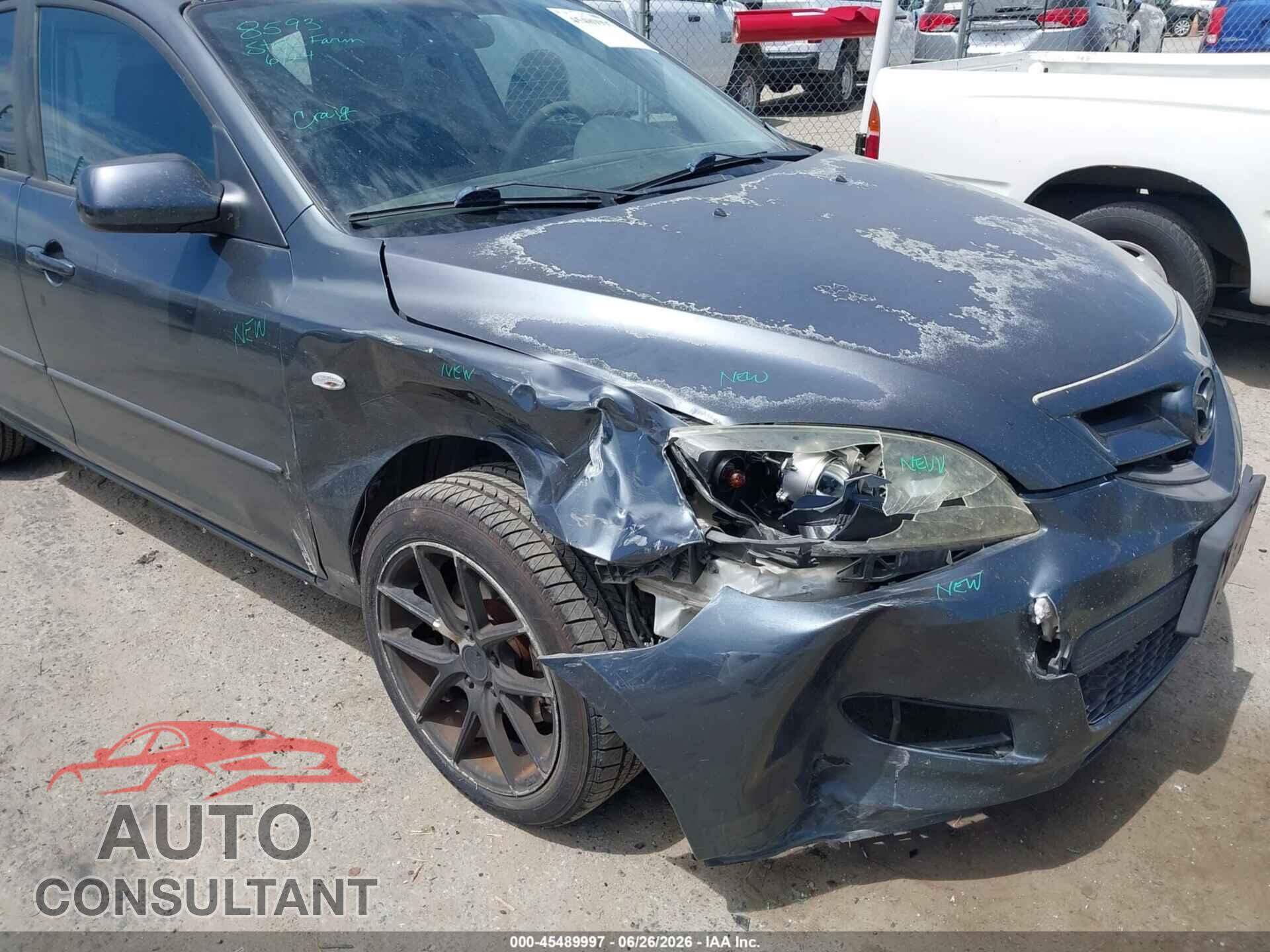 MAZDA MAZDA3 2009 - JM1BK344391206809