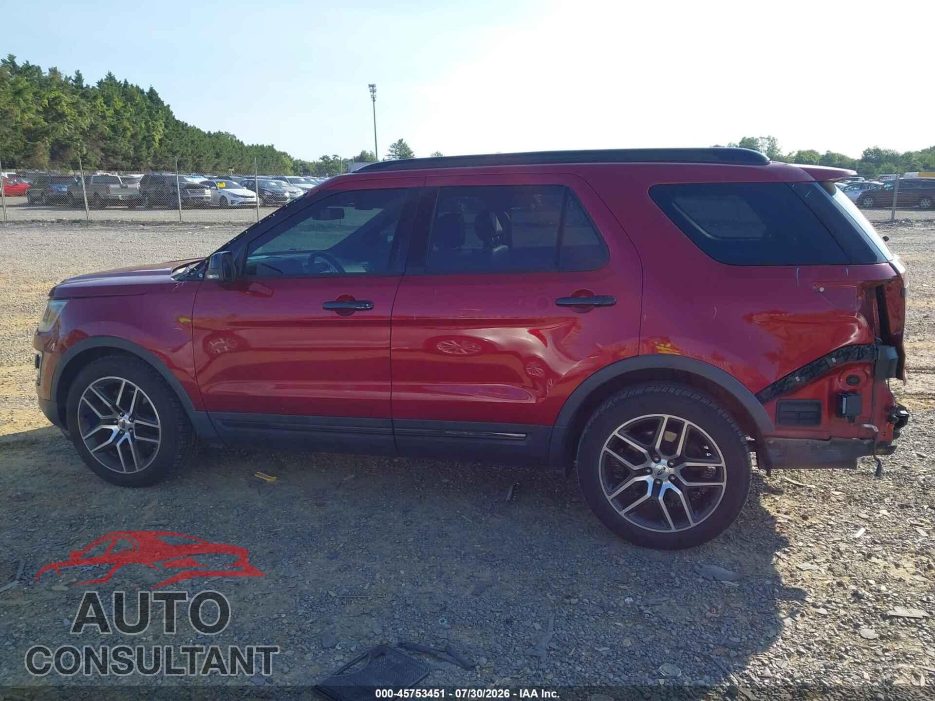 FORD EXPLORER 2016 - 1FM5K8GT9GGC54155