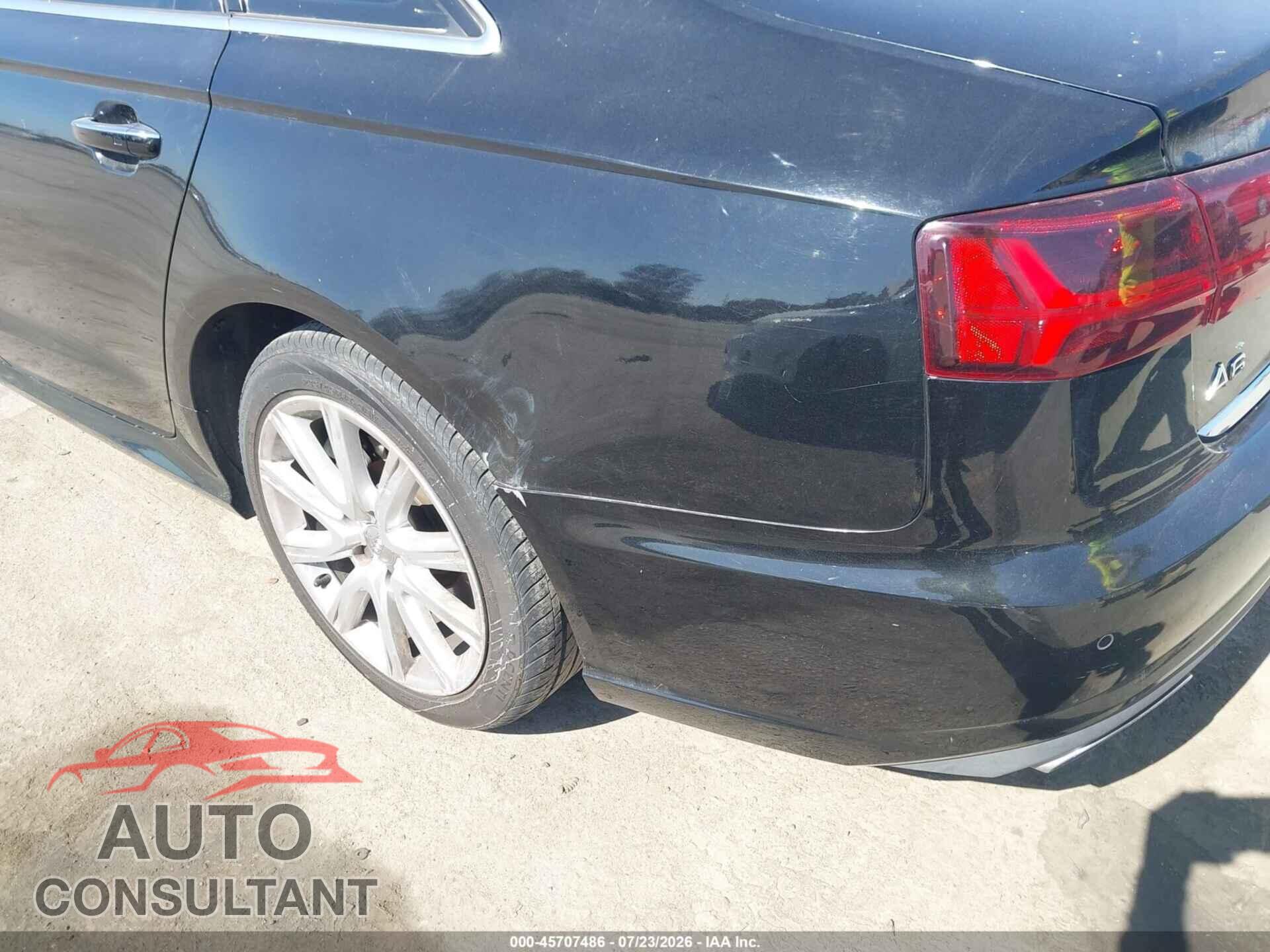AUDI A6 2016 - WAUDFAFC4GN076628