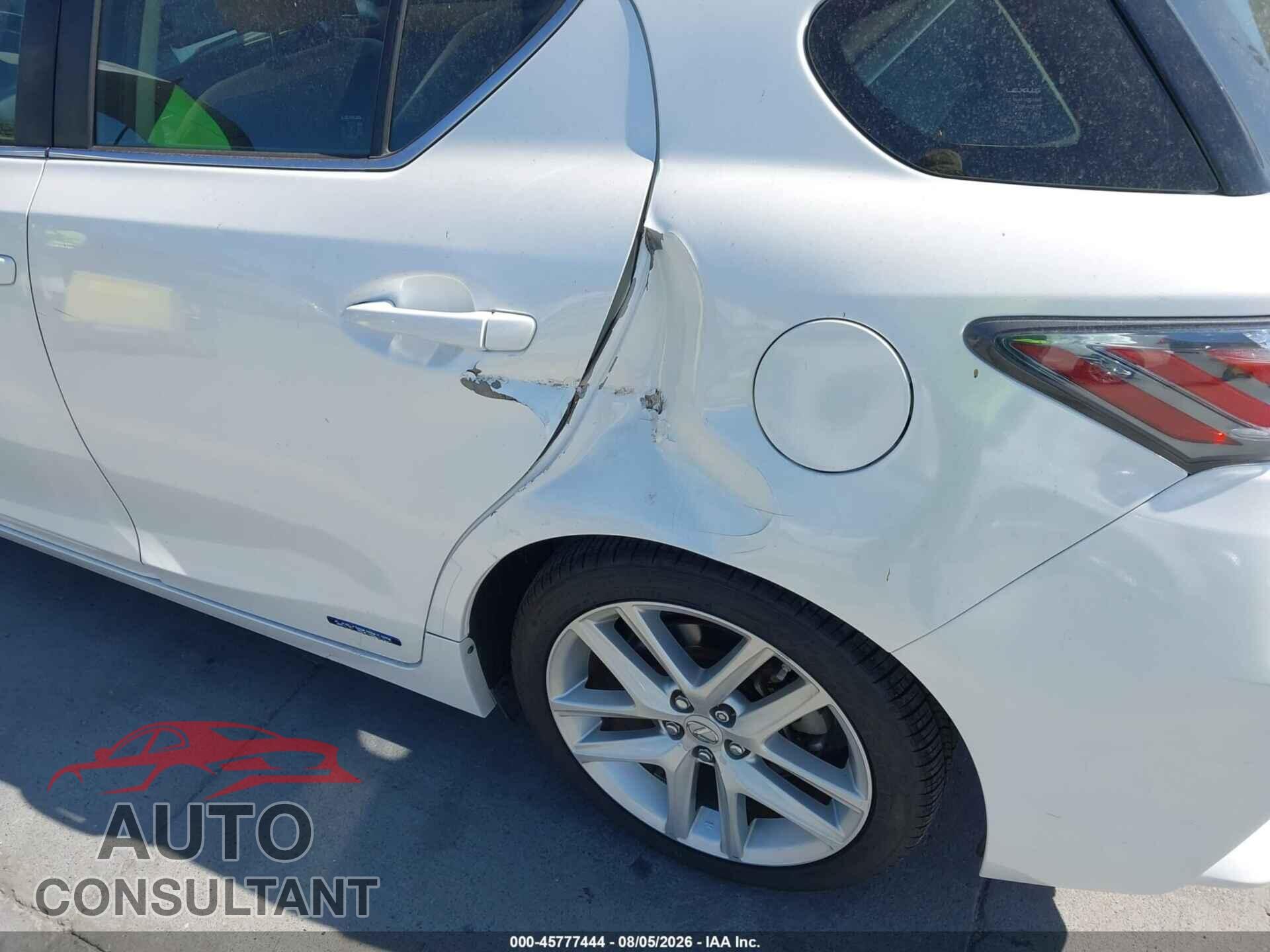 LEXUS CT 200H 2014 - JTHKD5BH1E2191970