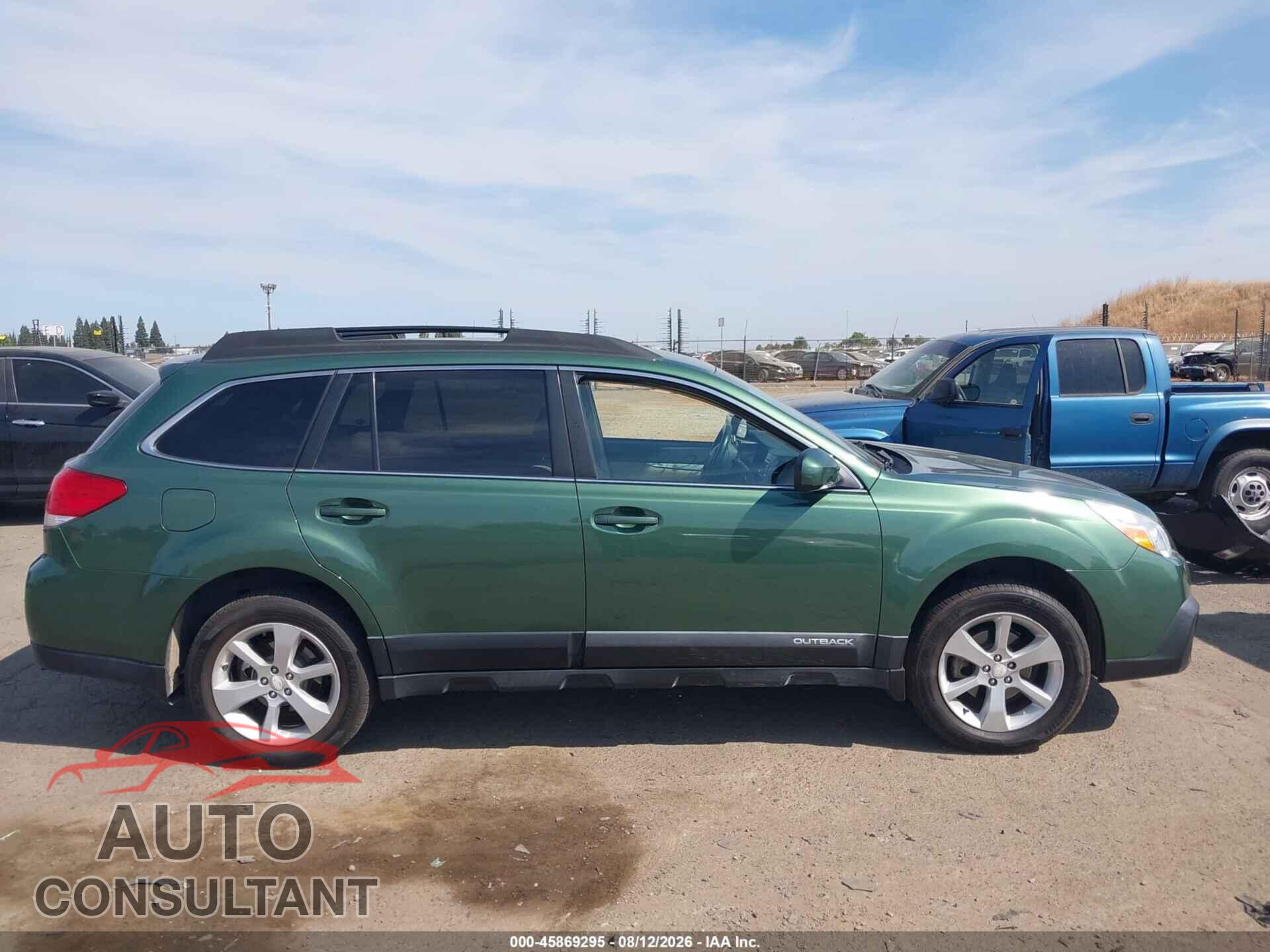 SUBARU OUTBACK 2014 - 4S4BRBCC8E3205860