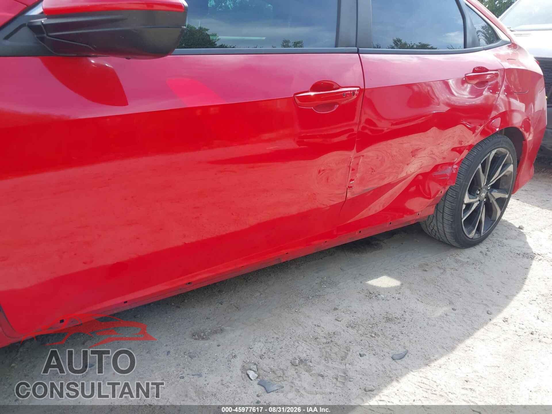 HONDA CIVIC 2019 - 2HGFC2F82KH603364