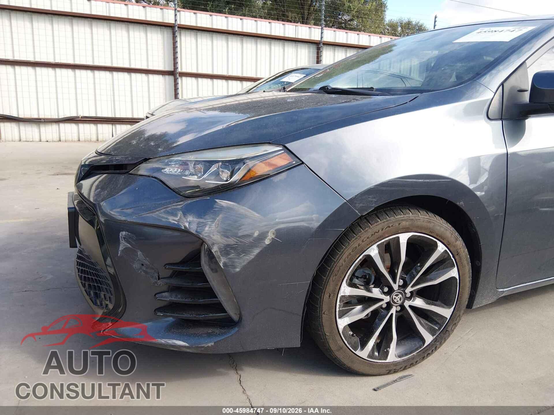 TOYOTA COROLLA 2017 - 5YFBURHE8HP633140