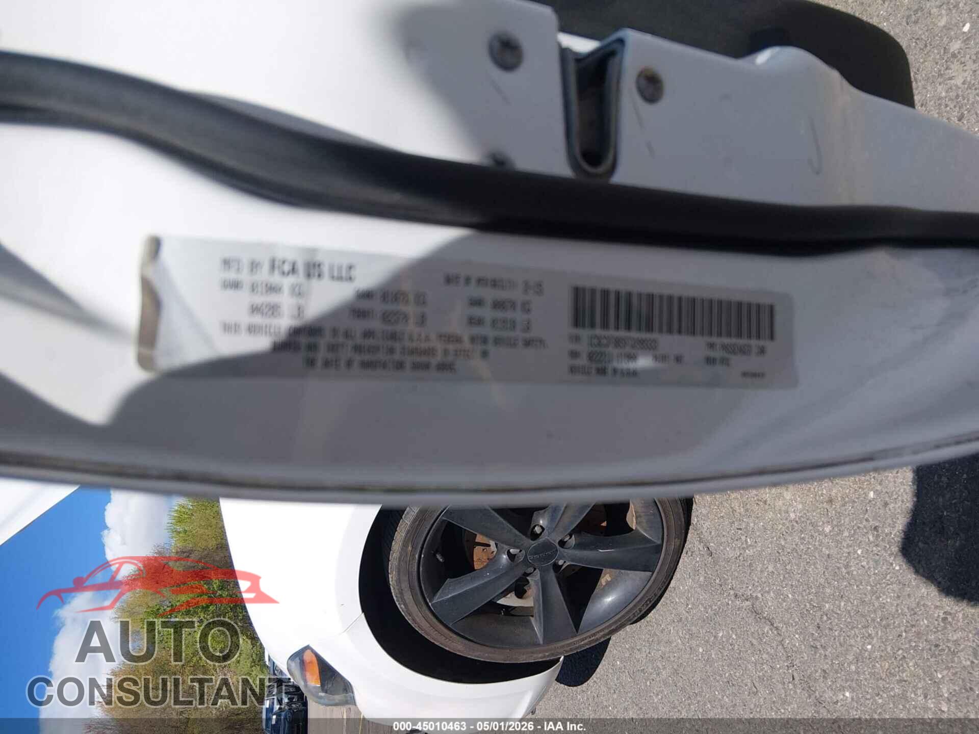 DODGE DART 2015 - 1C3CDFBB5FD299333