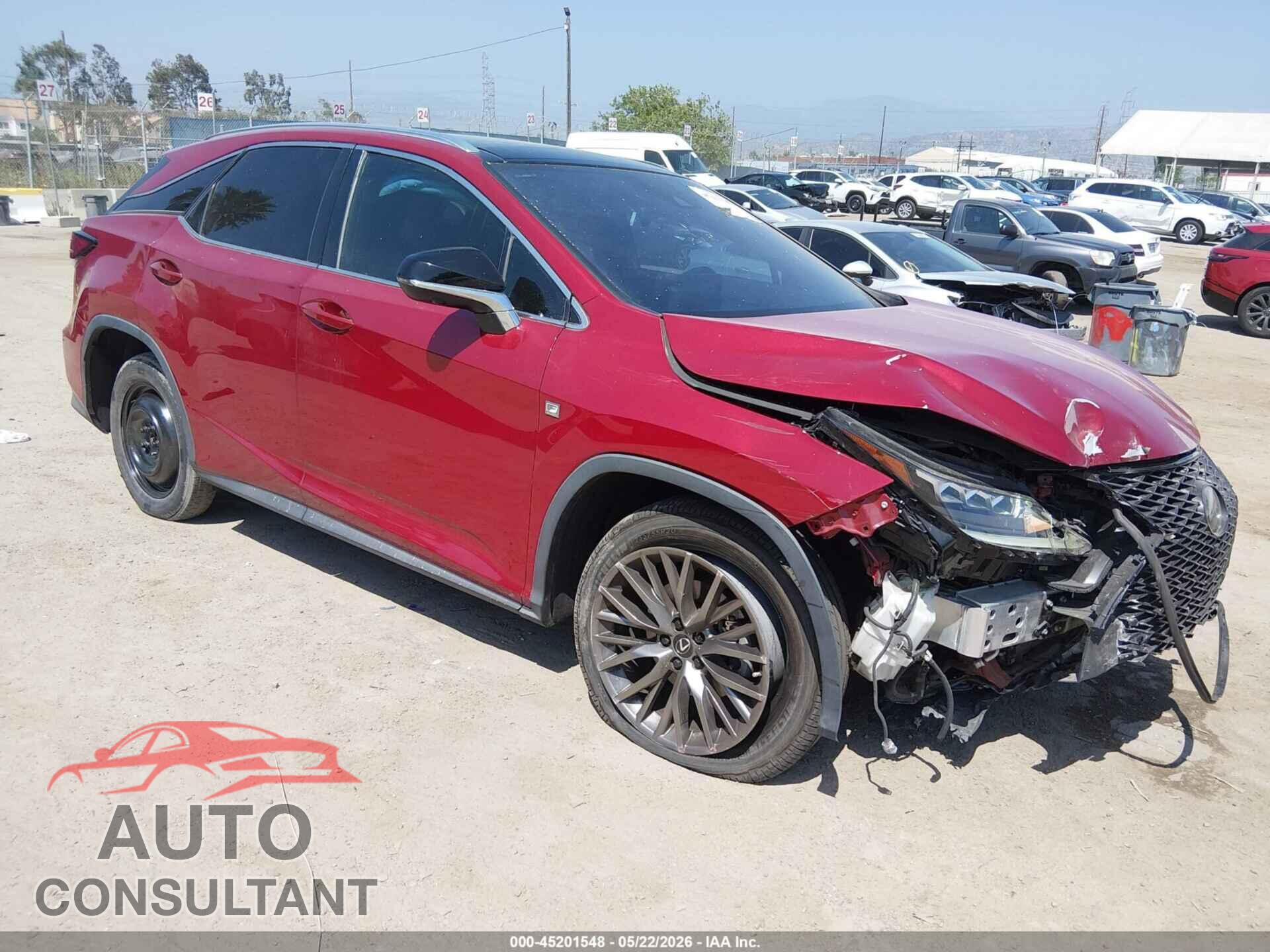 LEXUS RX 350 2020 - 2T2YZMDA2LC229059