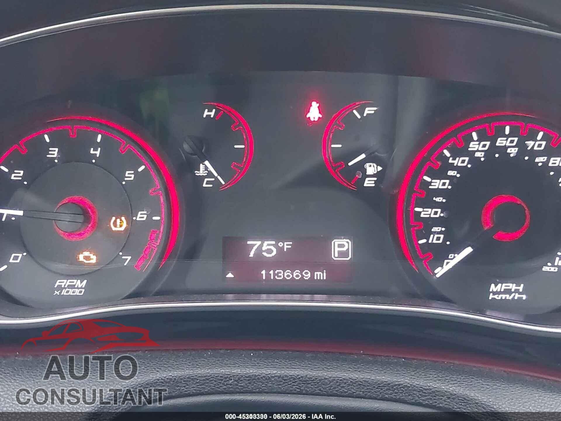 DODGE DART 2015 - 1C3CDFAA5FD433587
