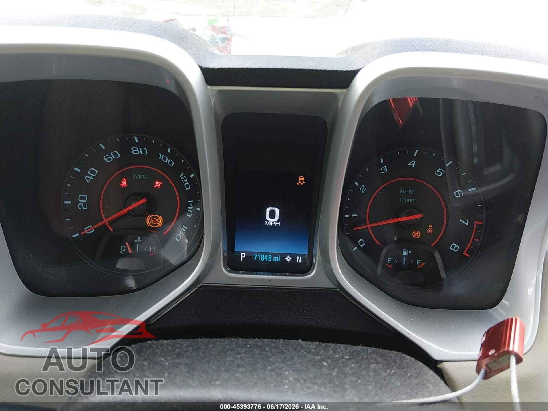 CHEVROLET CAMARO 2015 - 2G1FF1E35F9165132