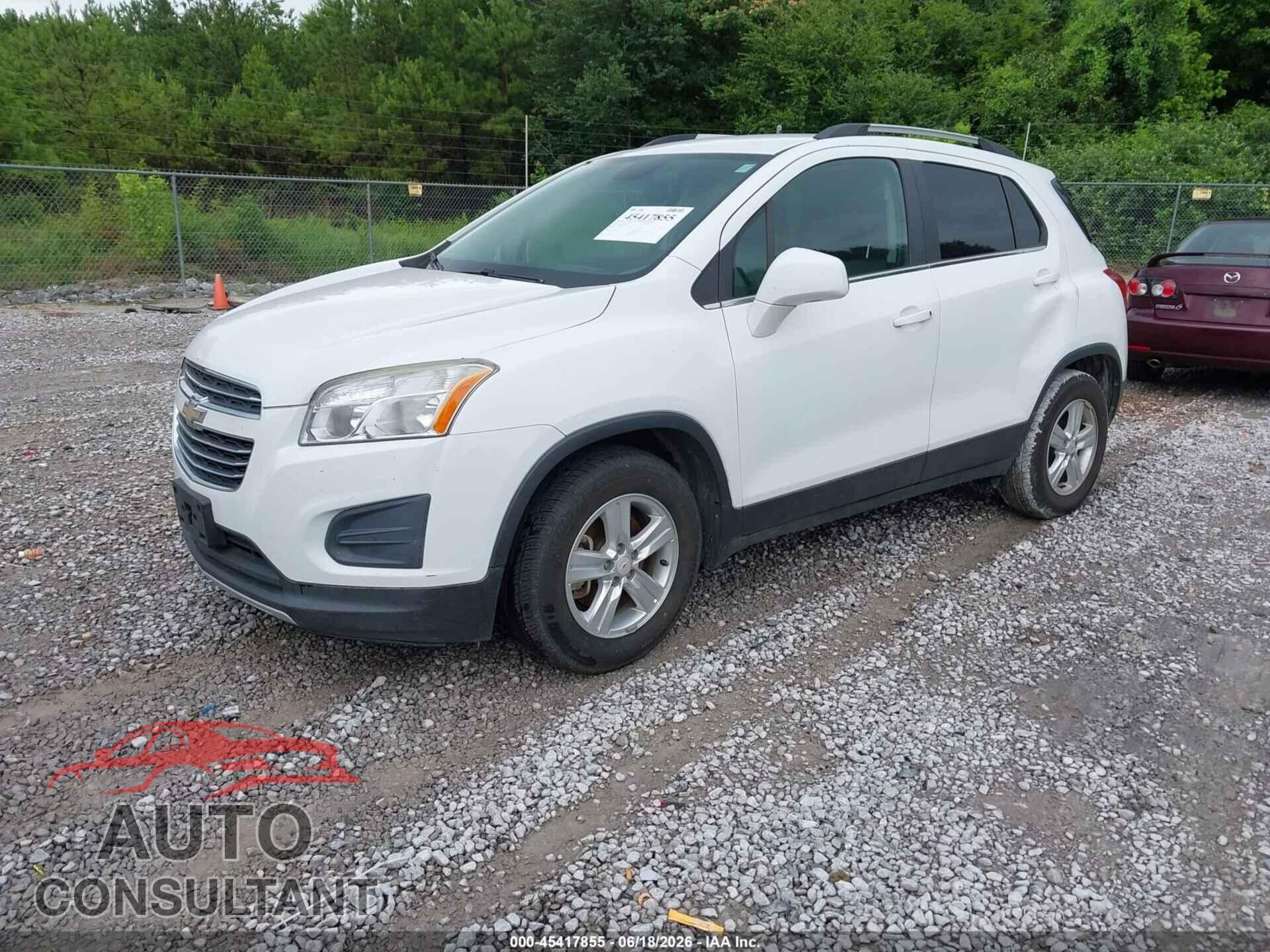 CHEVROLET TRAX 2015 - KL7CJLSB8FB254236