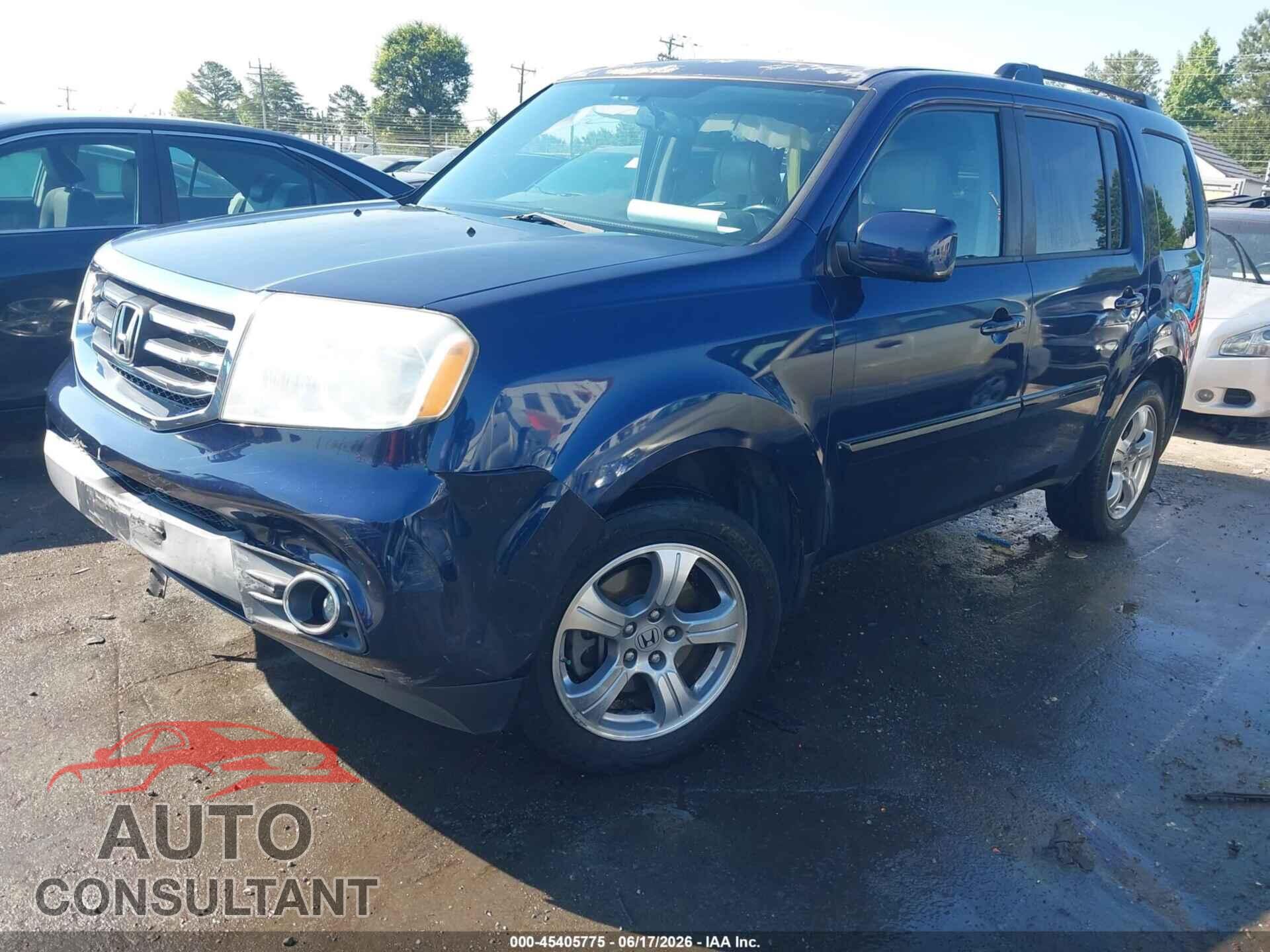 HONDA PILOT 2014 - 5FNYF4H62EB005503