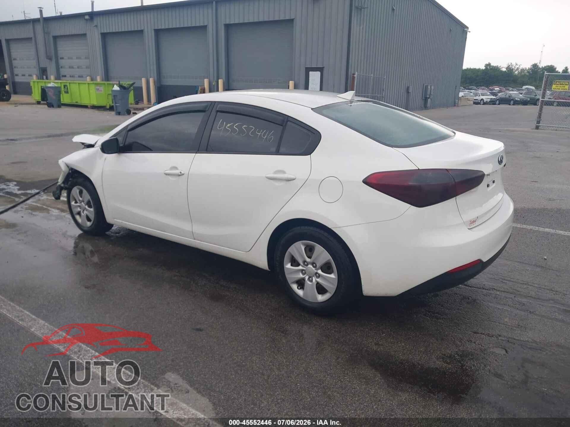 KIA FORTE 2016 - KNAFK4A64G5496171