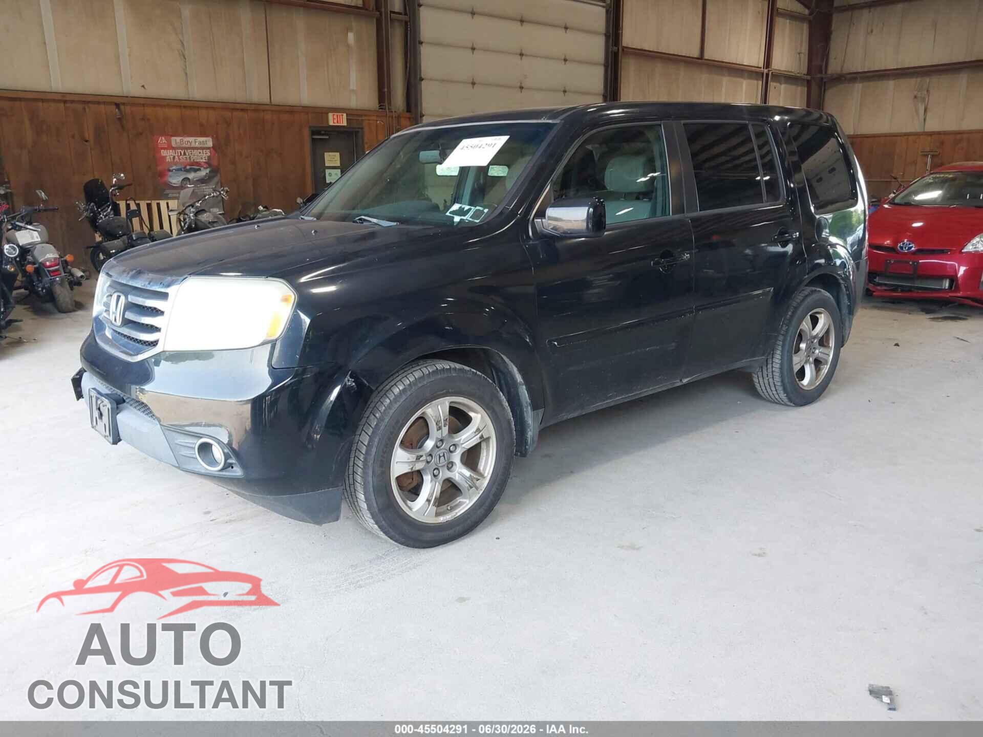 HONDA PILOT 2013 - 5FNYF4H6XDB063874