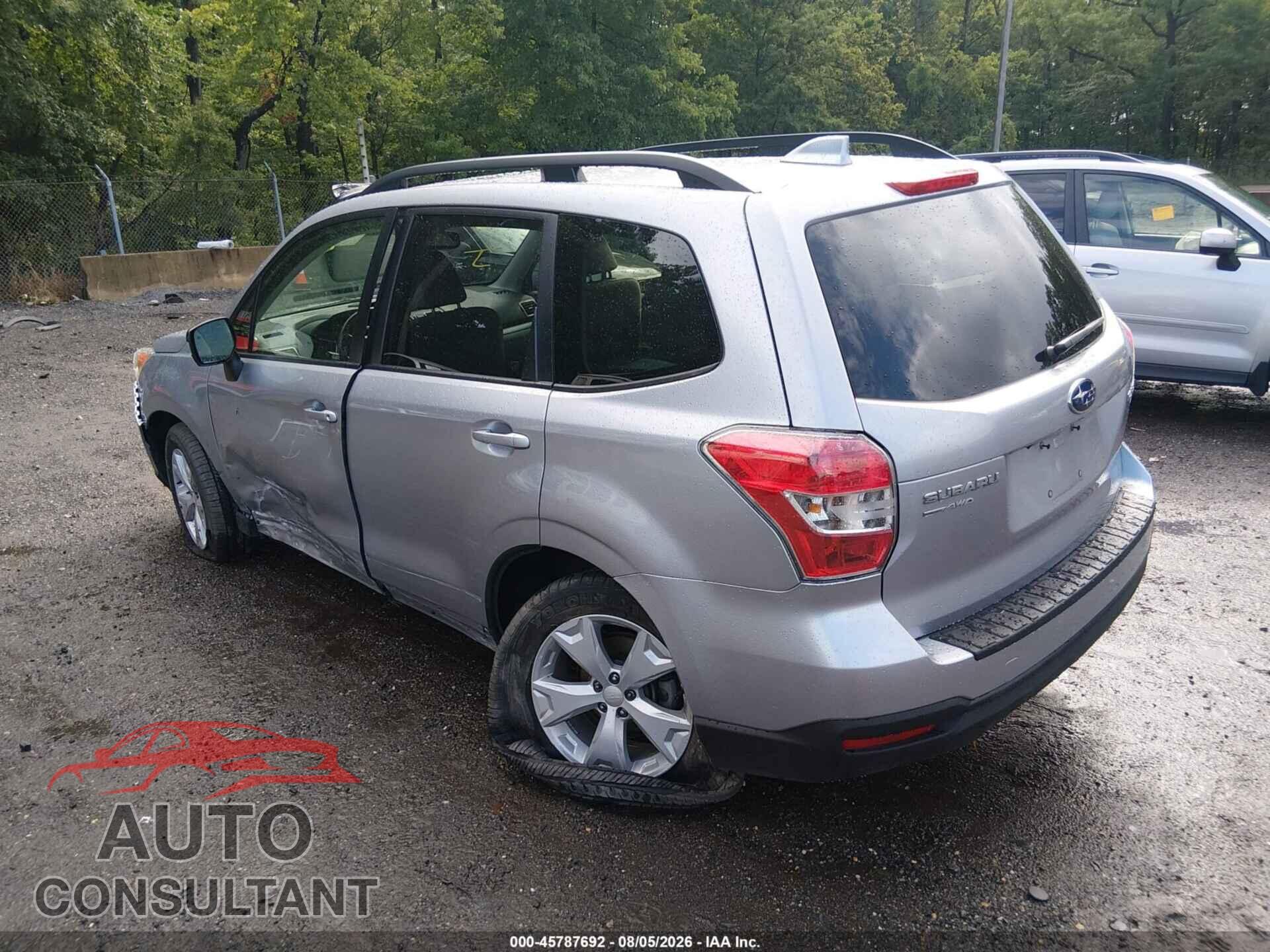 SUBARU FORESTER 2016 - JF2SJAFC4GH492039