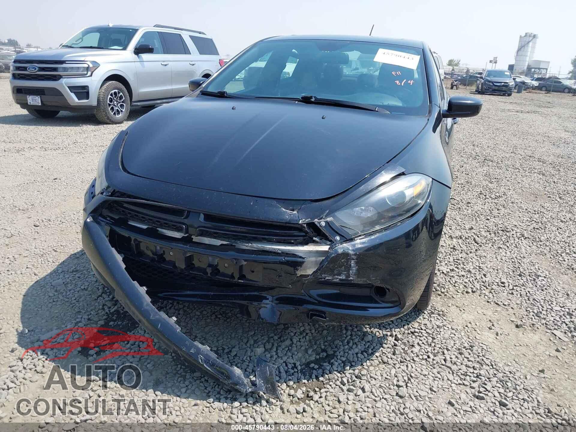 DODGE DART 2015 - 1C3CDFBB5FD200736