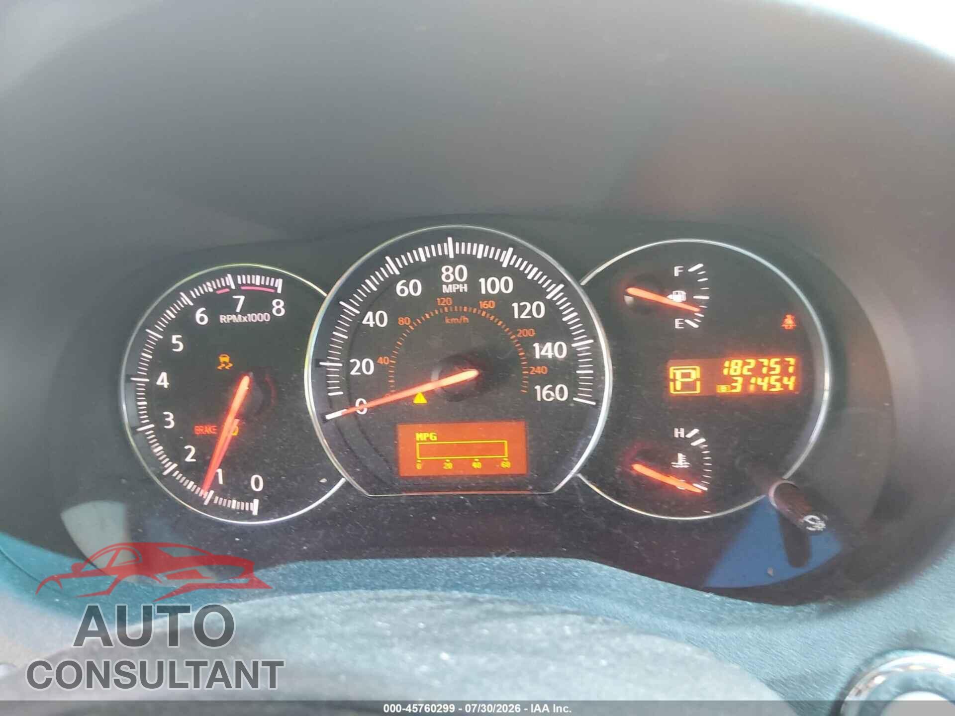 NISSAN MAXIMA 2011 - 1N4AA5AP1BC851161