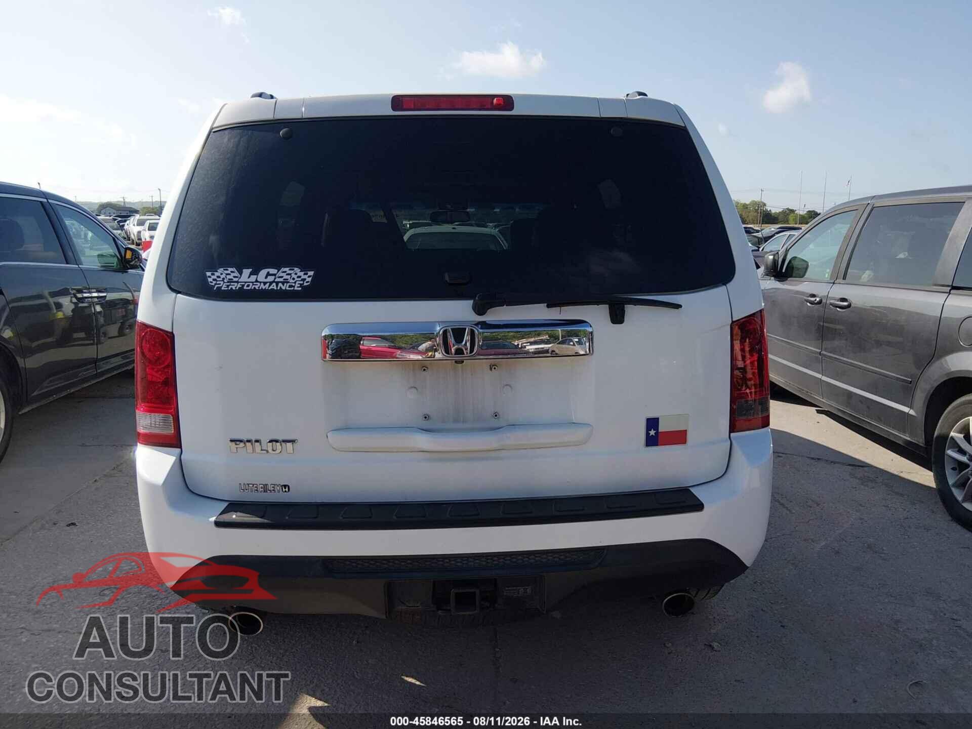 HONDA PILOT 2012 - 5FNYF3H69CB024119